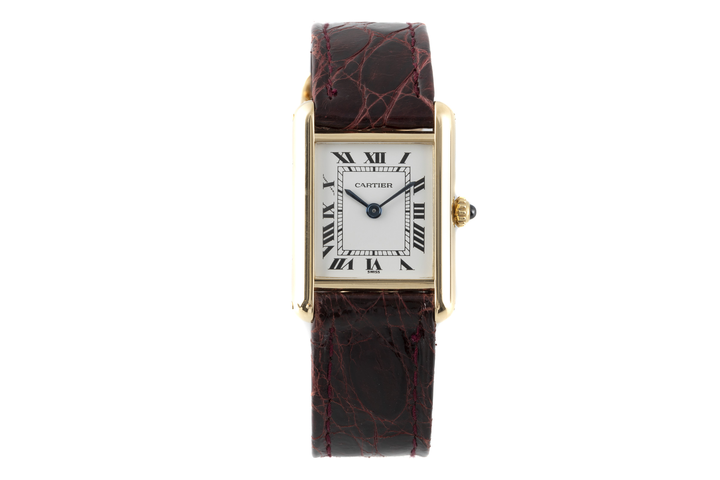 Cartier Tank 18 ct gold quartz Kal. 66