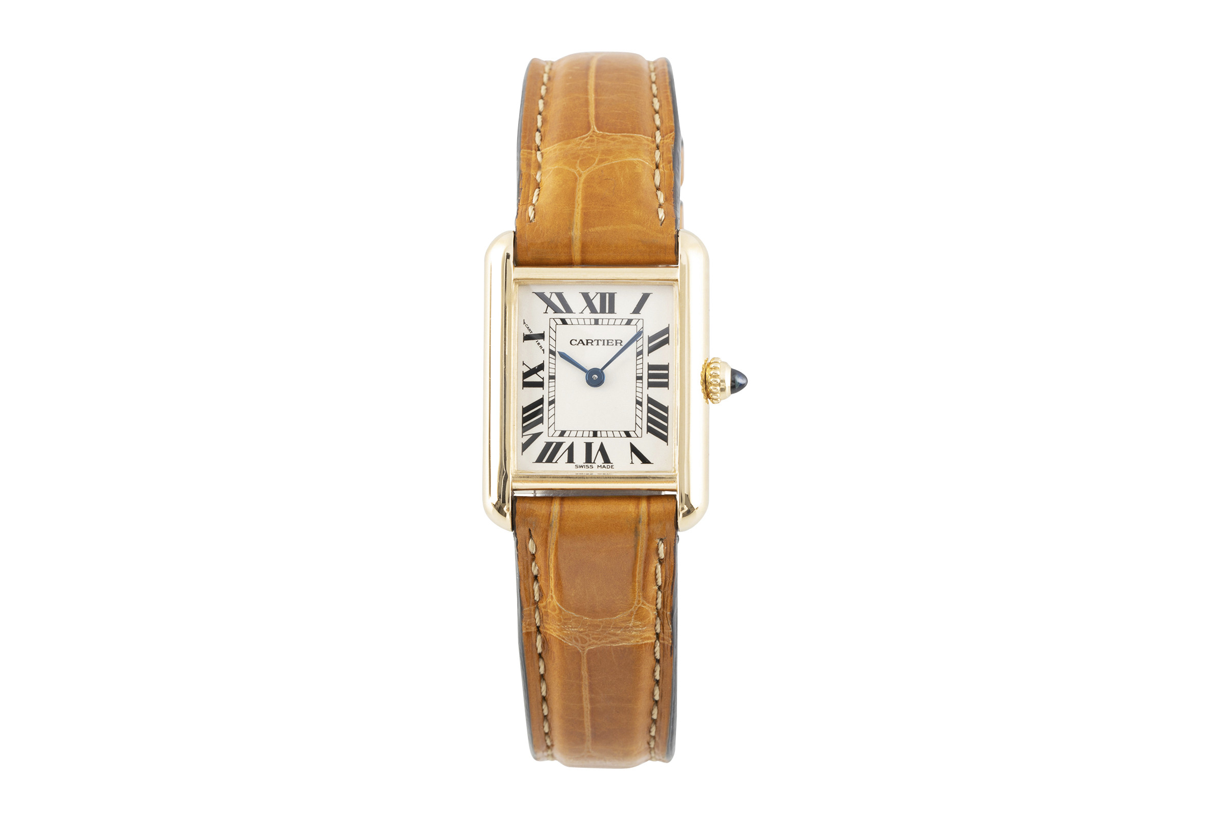 Cartier Tank 18 ct gold quartz Kal. 057 Ref. 2442