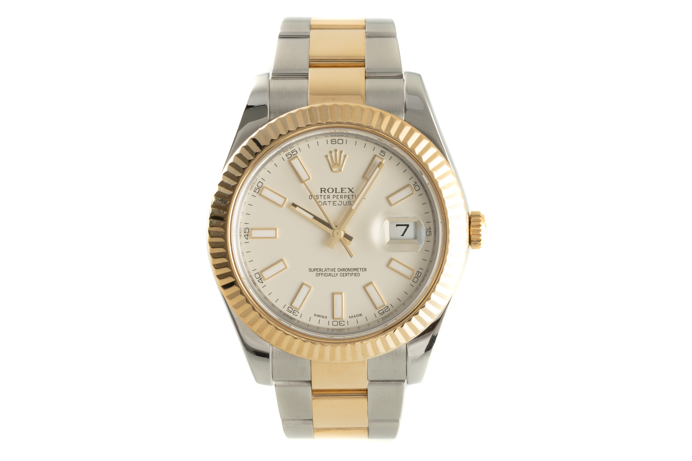 Rolex Datejust steel / gold automatic Kal. 3136 Ref. 116333