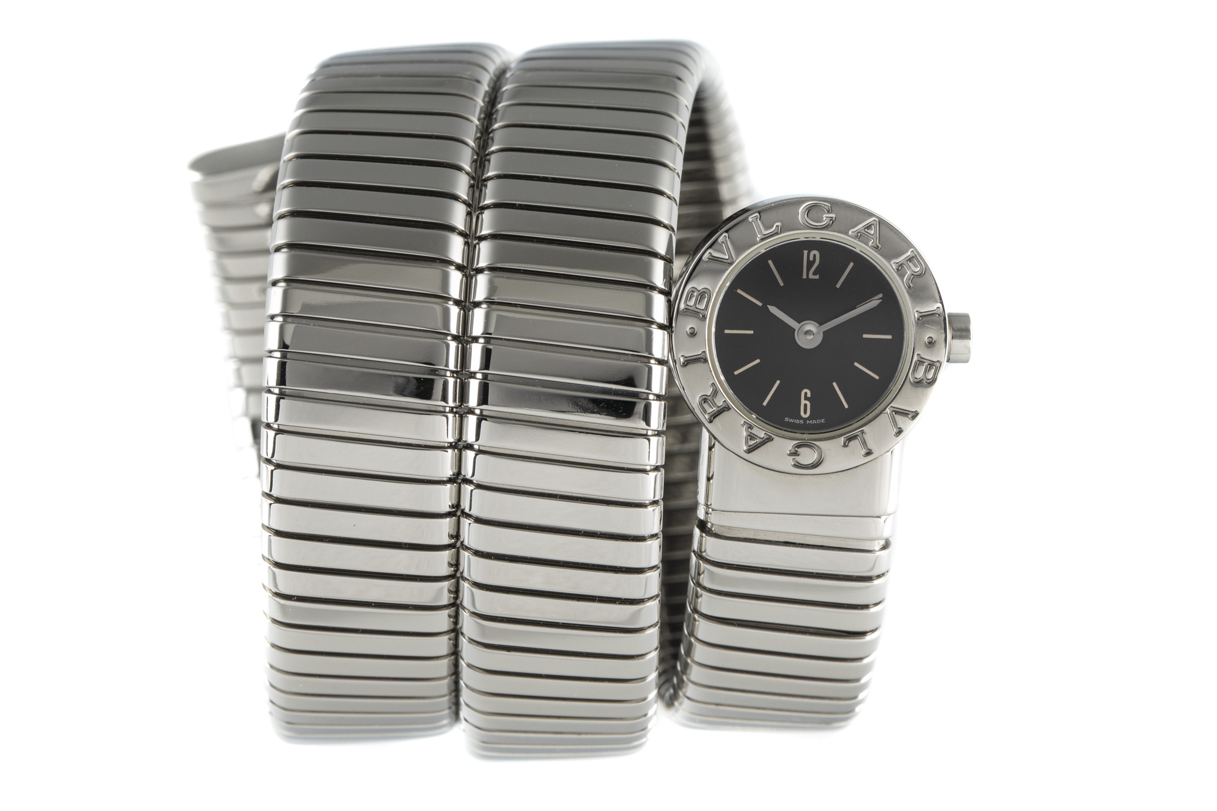 Bvlgari Tubogas steel quartz Kal. MVE065-MBBB Ref. BB191TS