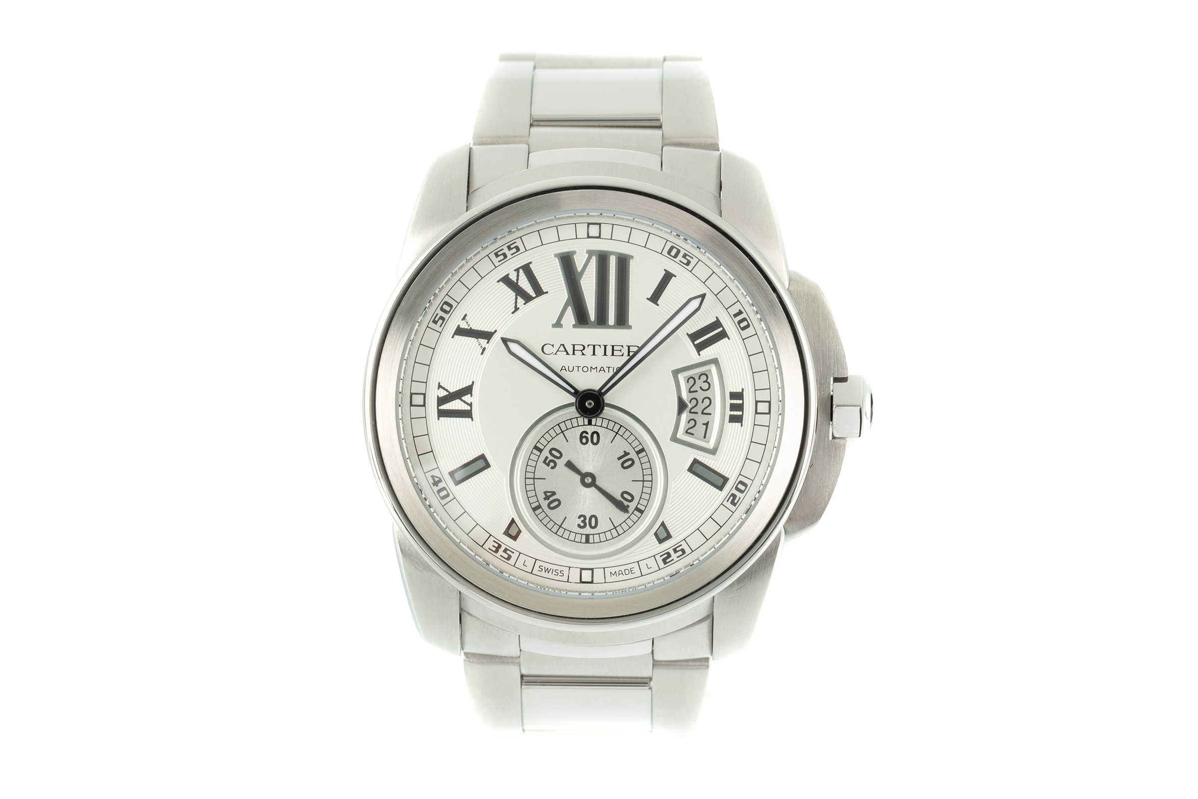 Cartier Calibre de Cartier steel automatic Kal. 1904-PS Ref. 3389