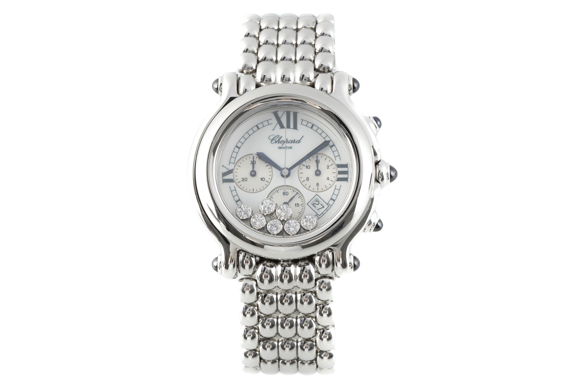 Chopard Happy Sport chronograph steel quartz Kal. 630/1 Ref. 28/8267-23