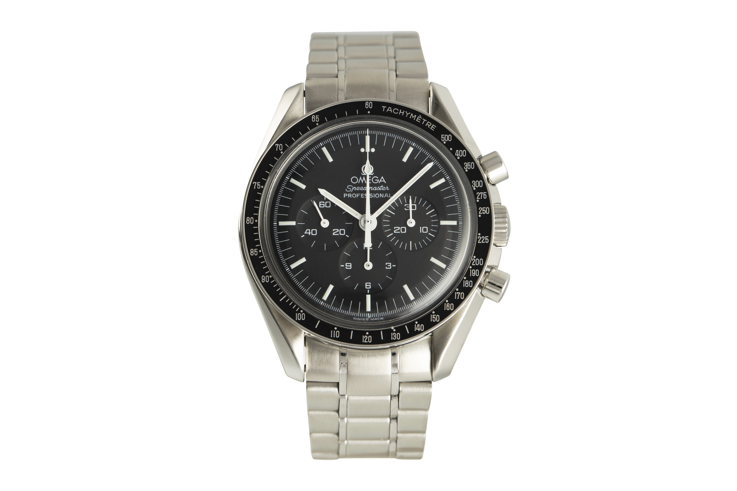 Omega Speedmaster Moonwatch chronograph steel manual winding Kal. 1861 Ref. 3570.50.00, 145.0022, 345.0022