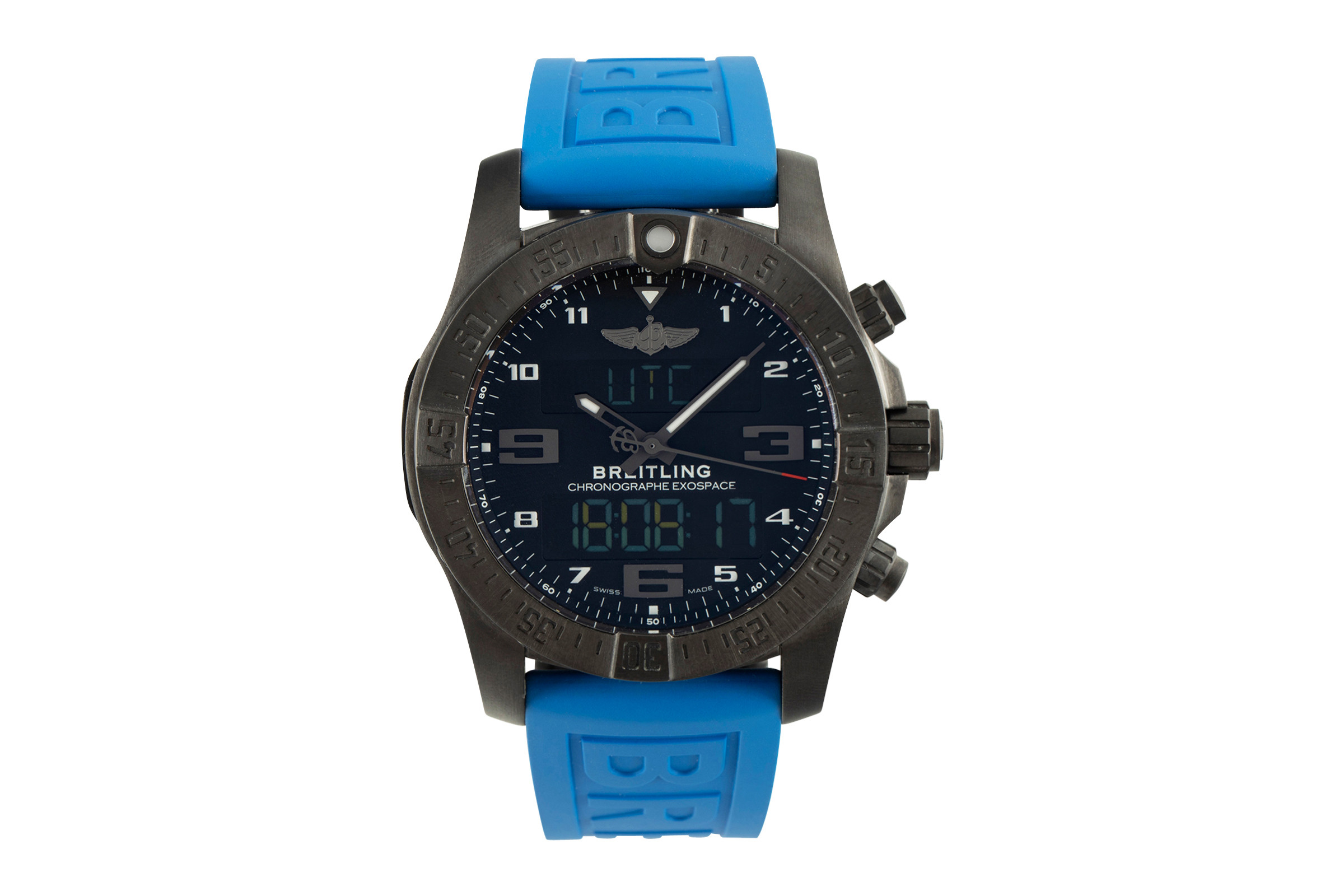 Breitling Exospace chronograph titanium quartz Kal. B55 Ref. VB5510