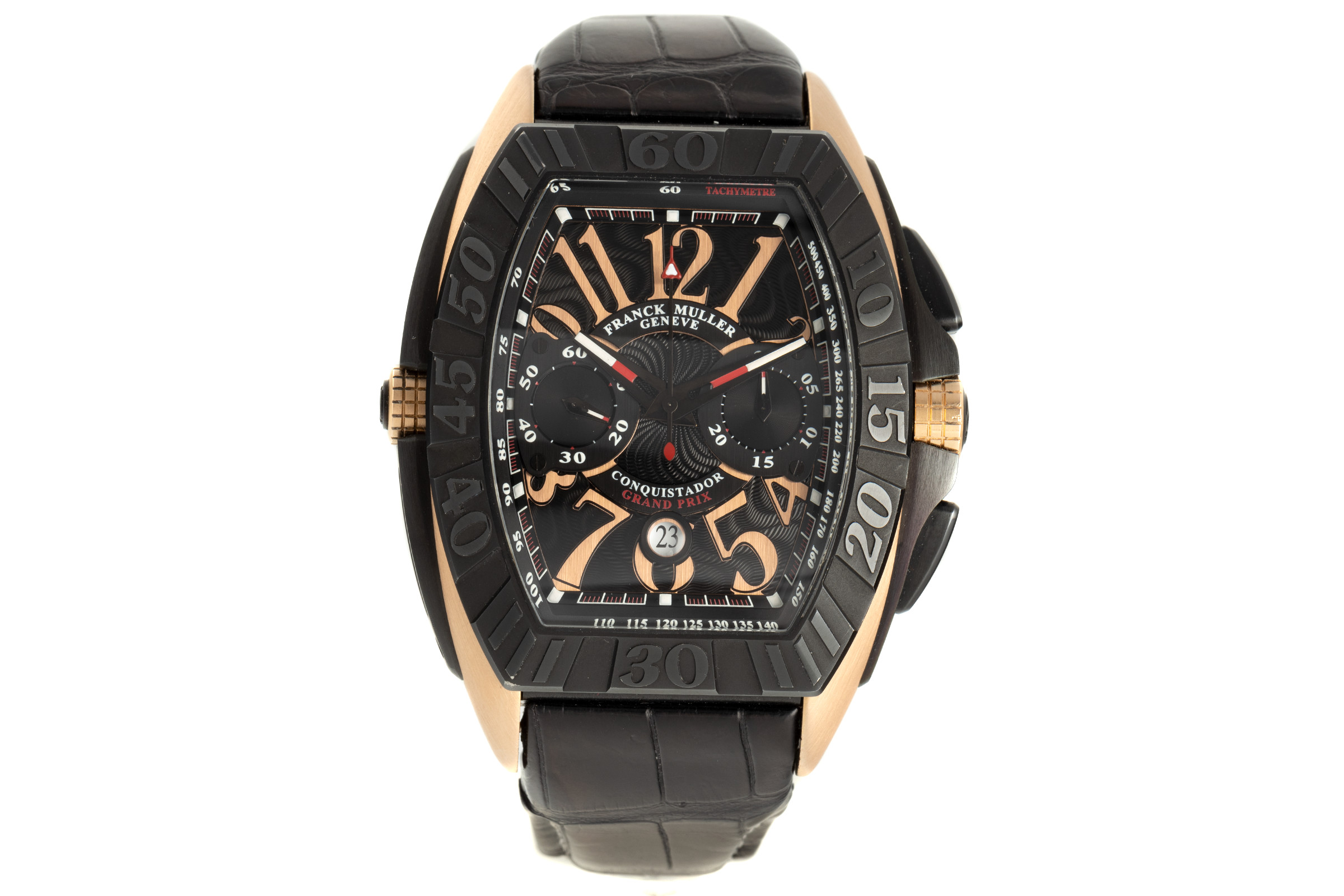 Franck Muller Conquistador chronograph titanium / gold automatic Kal. FM7000 C3 Ref. 9900CCGP