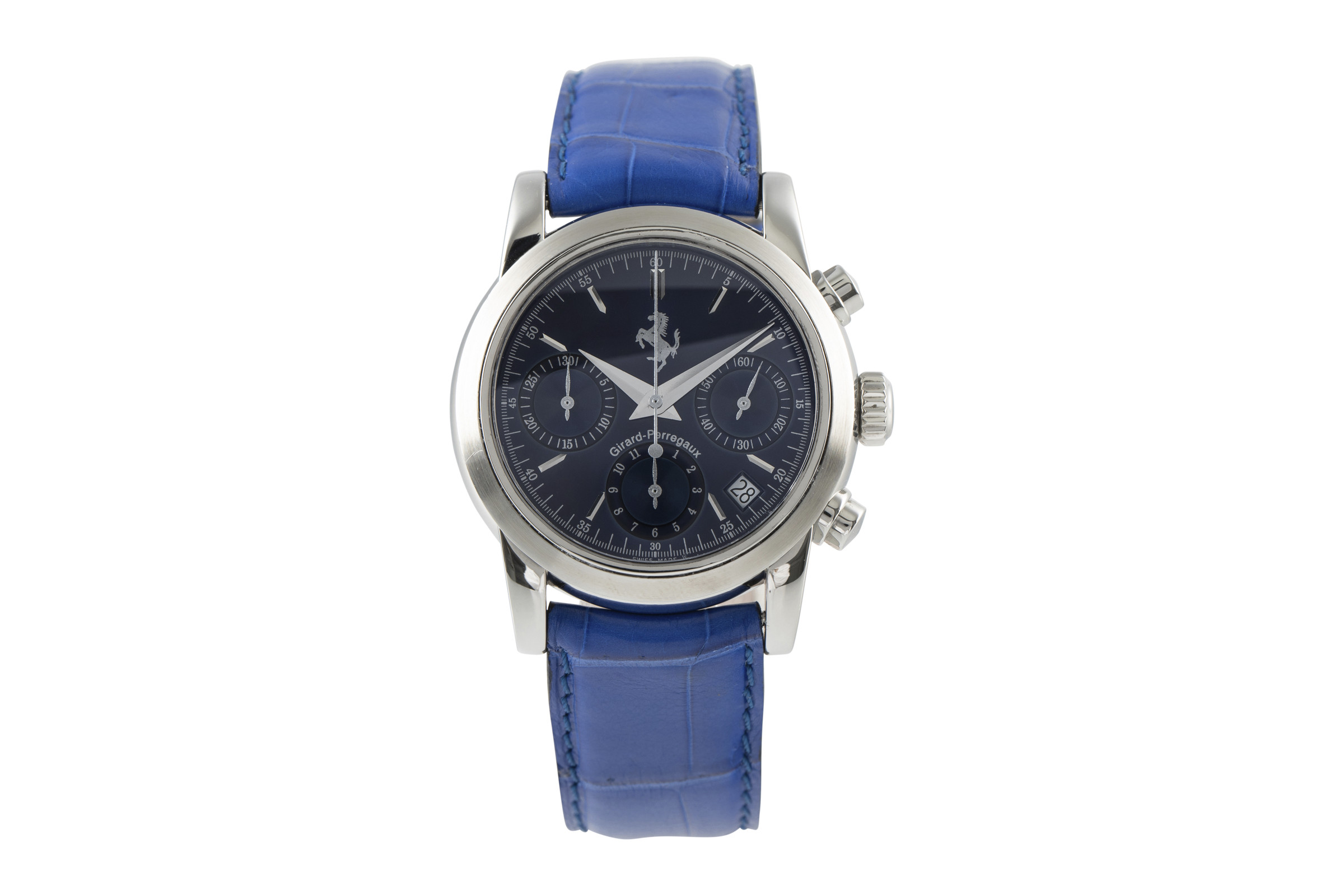 Girard Perregaux Ferrari chronograph steel automatic Kal. 2280-581 Ref. 8020