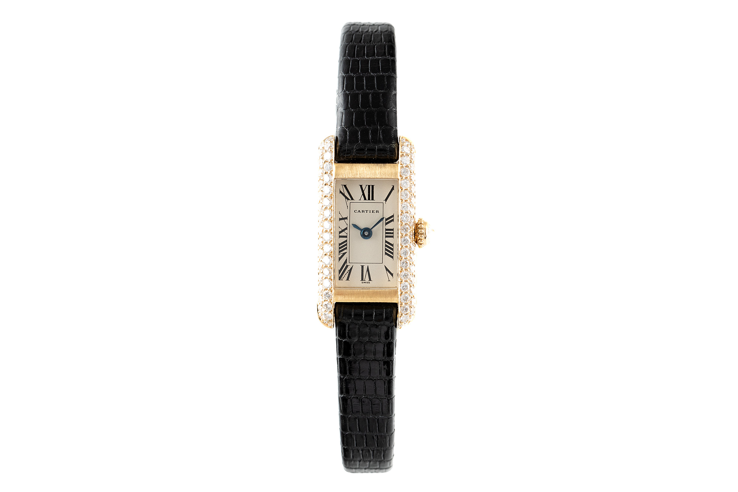 Cartier Tank 18 ct gold quartz Kal. 028 Ref. 1104