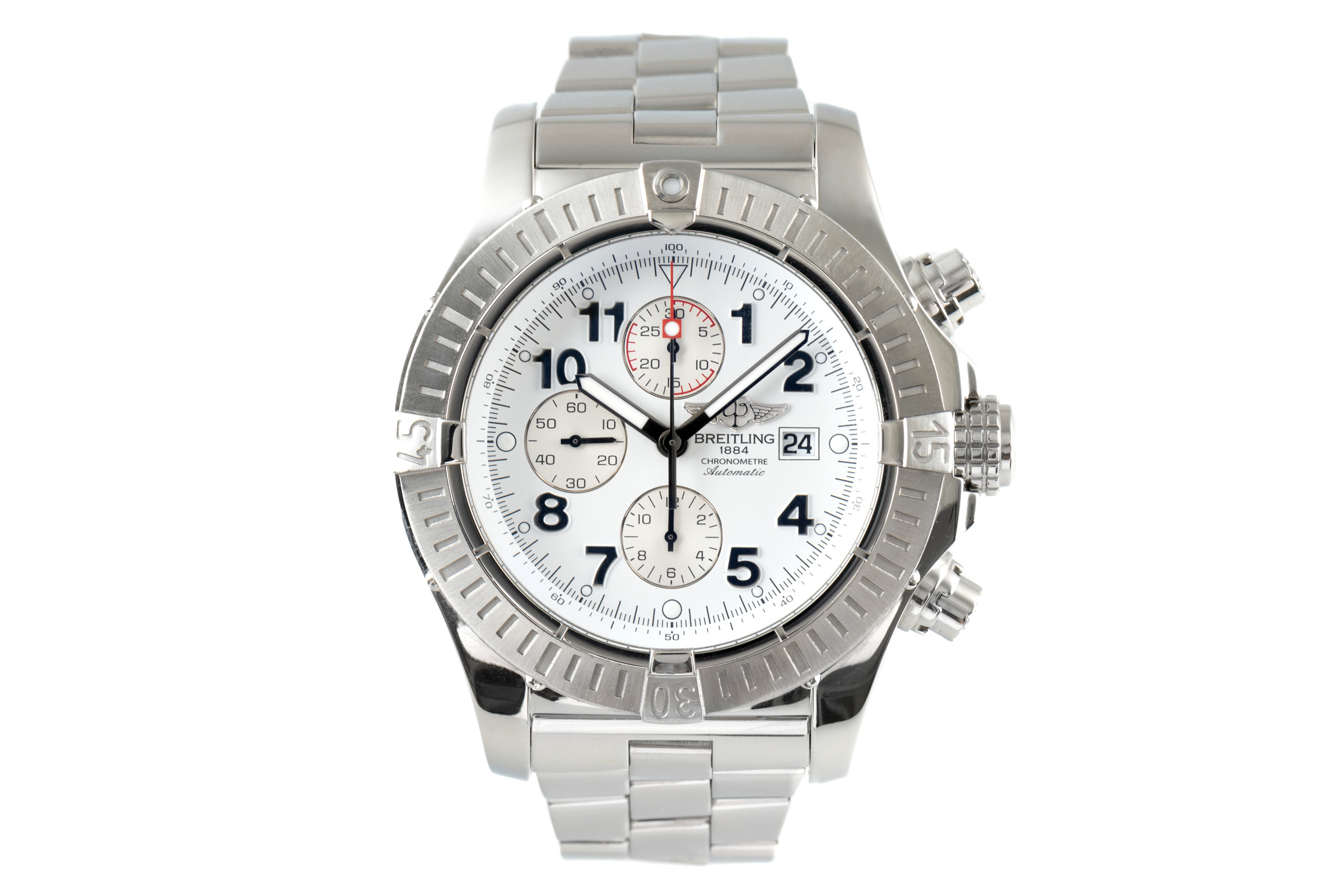 Breitling Super Avenger chronograph steel automatic Ref. A13370