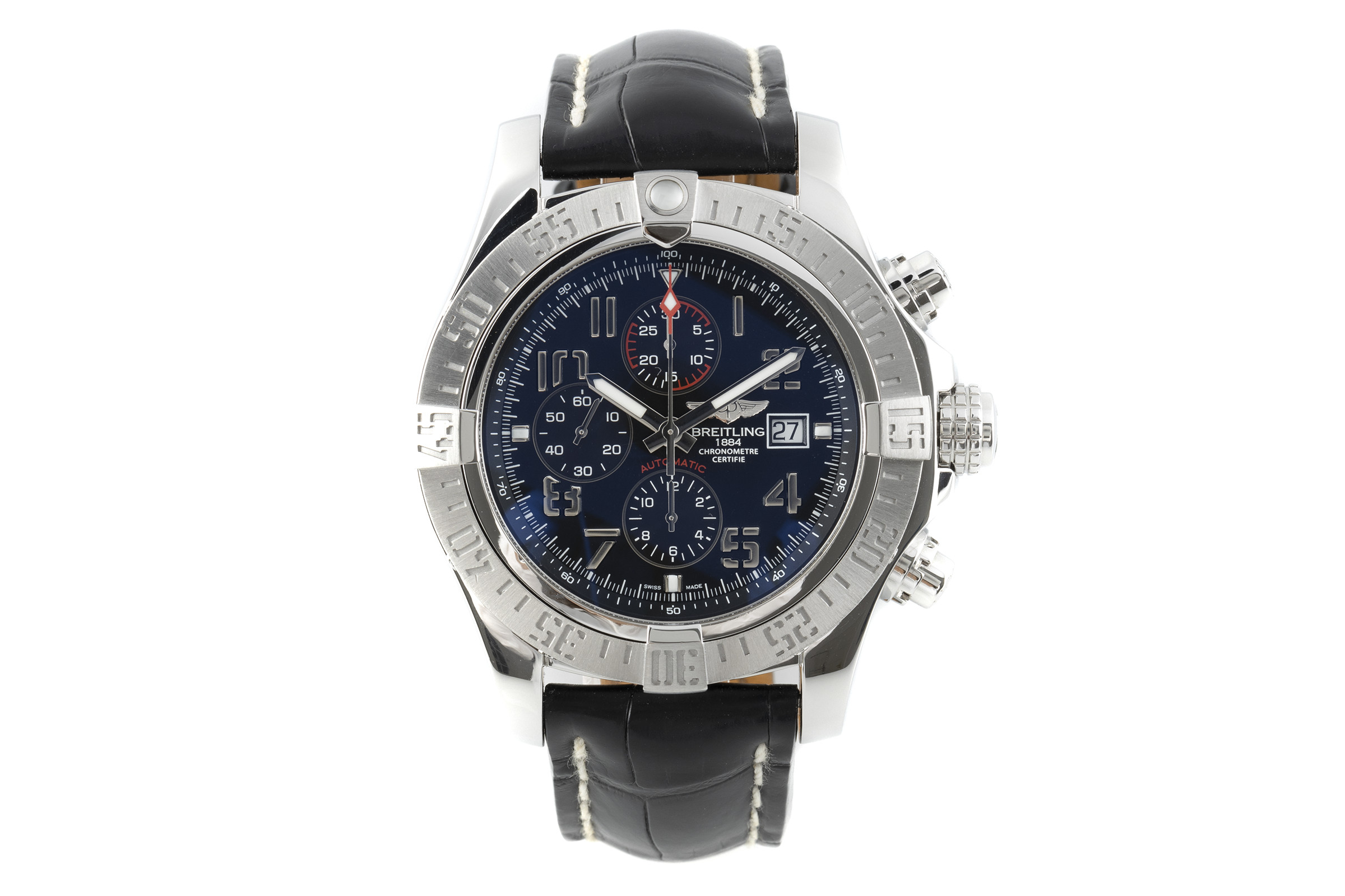 Breitling Super Avenger II chronograph steel automatic Ref. A1337111/BC28