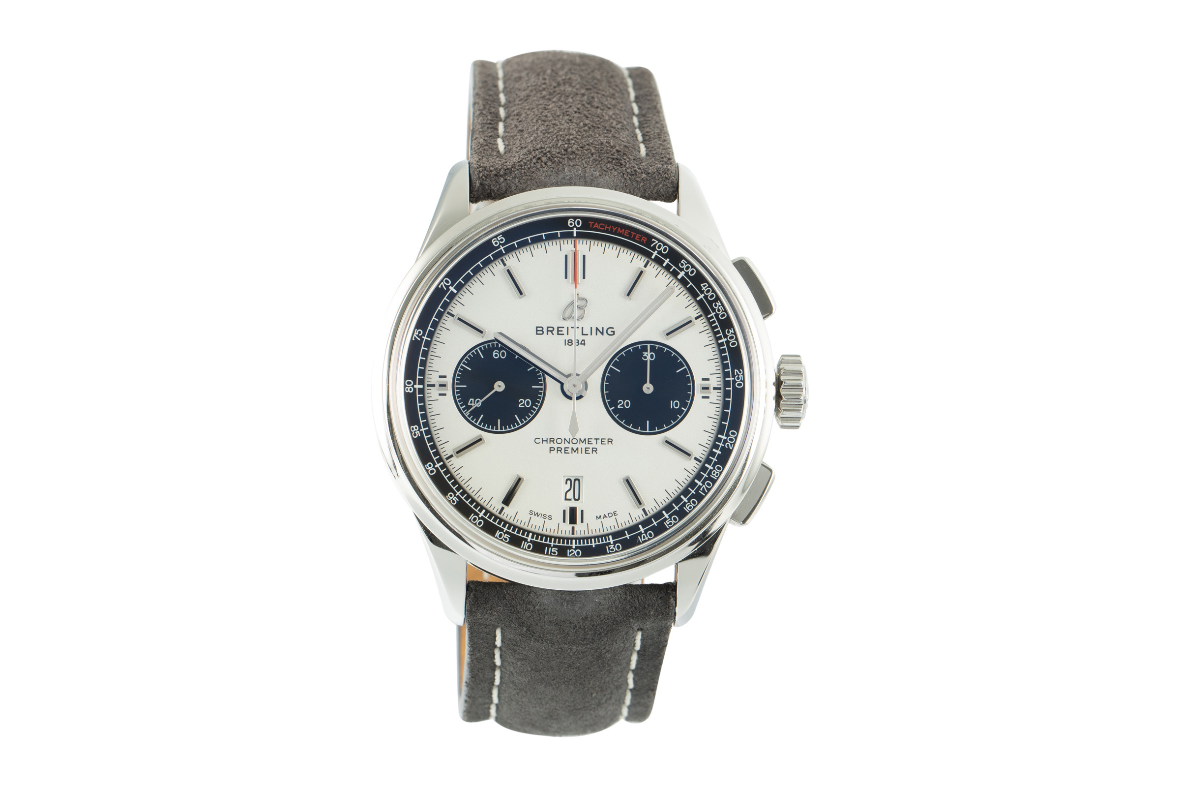 Breitling Premier chronograph steel automatic Kal. B01 Ref. AB0118