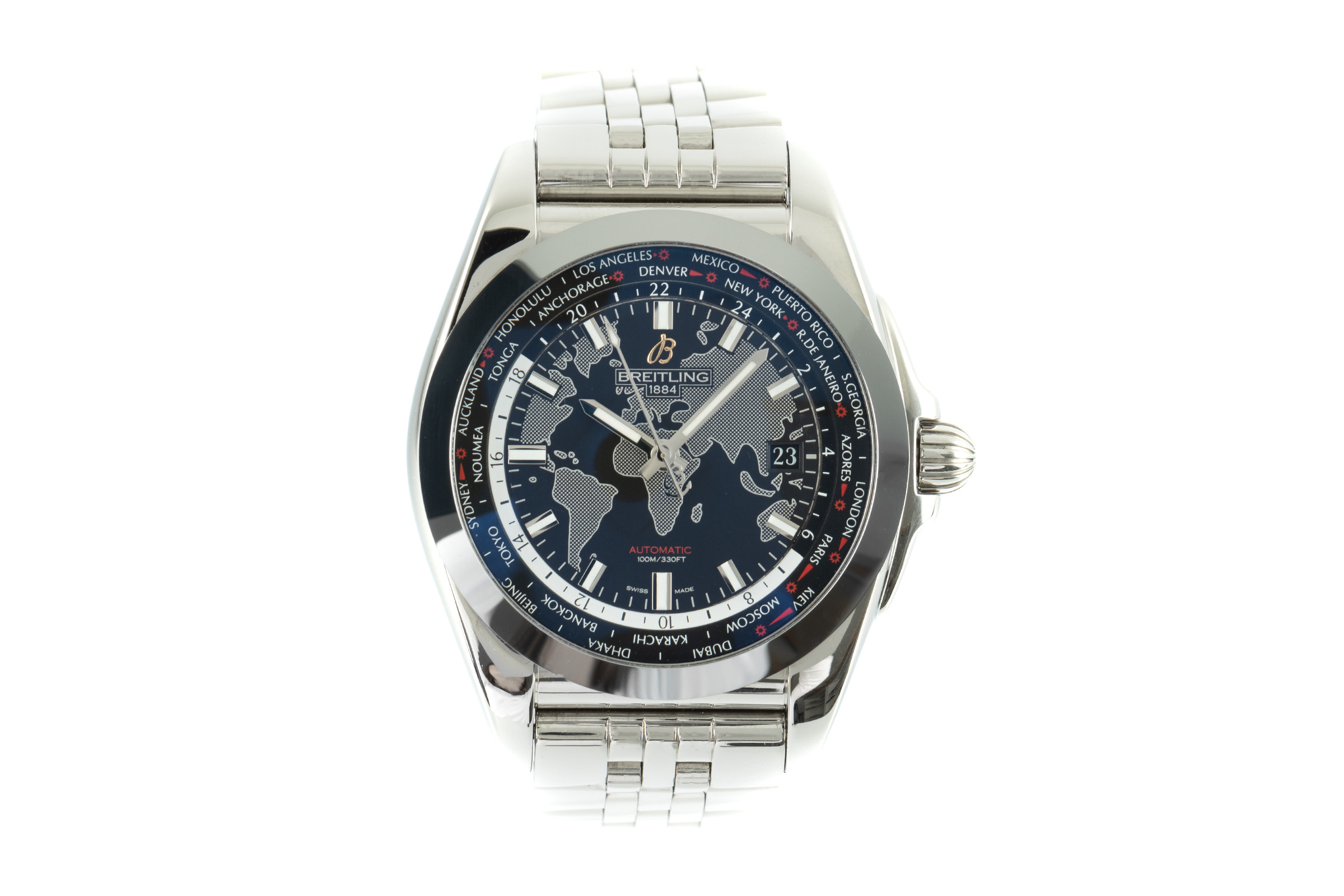 Breitling Galactic steel automatic Kal. B35 Ref. WB3510