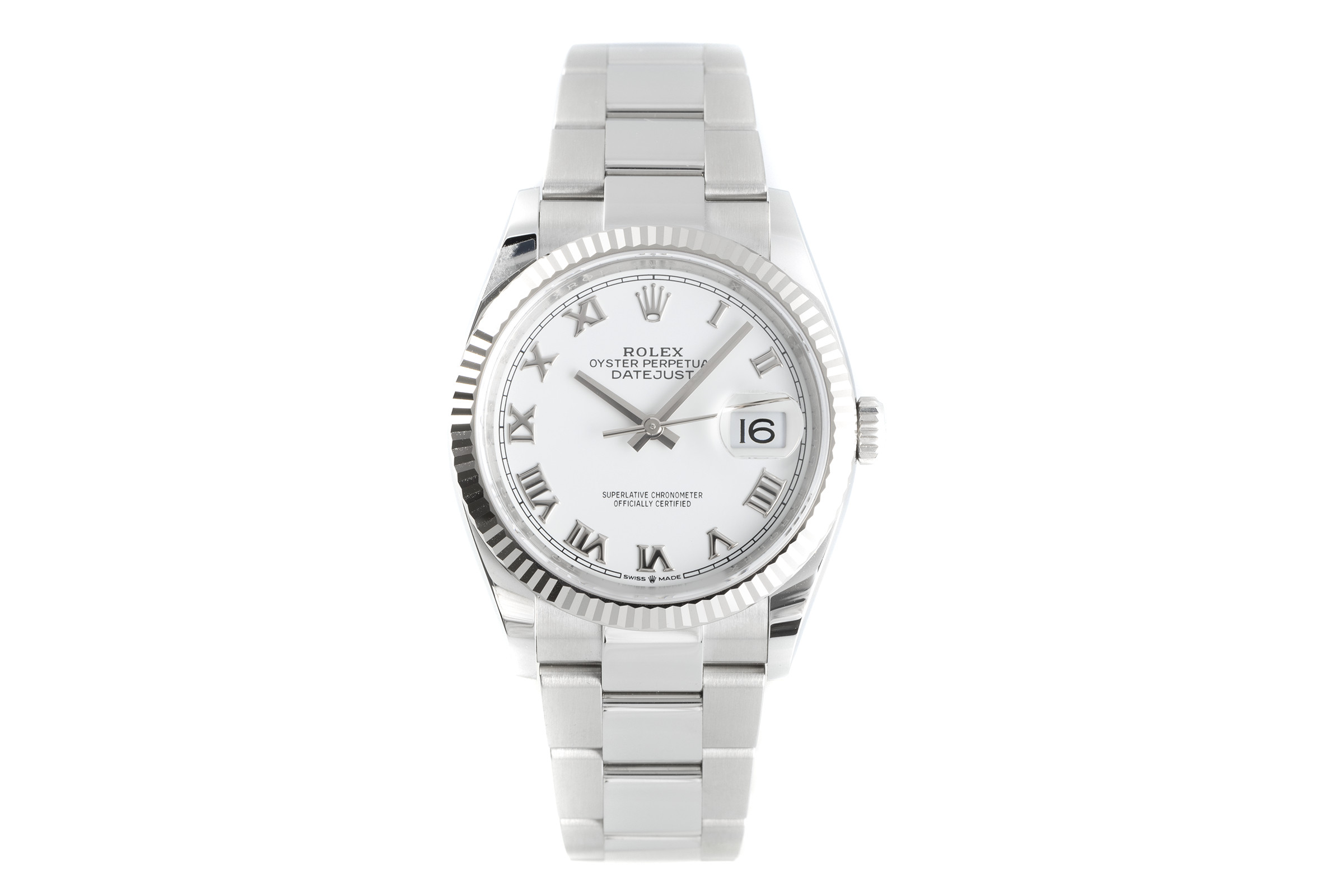 Rolex Datejust steel / white gold automatic Kal. 3235 Ref. 126234