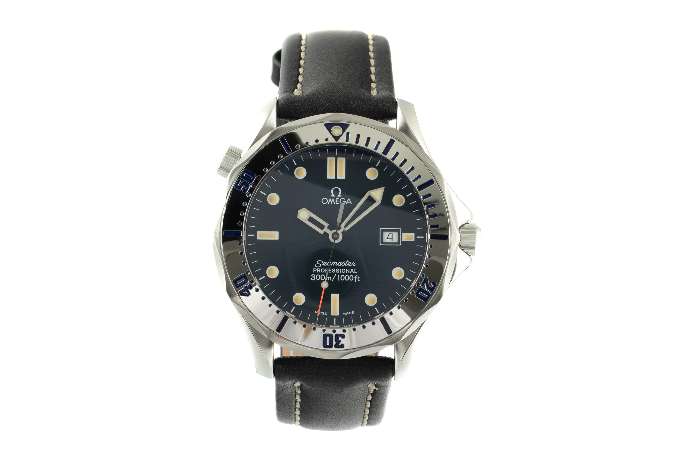 Omega Seamaster steel quartz Kal. 1438 Ref. 2541.80.00, 196.1503, 396.1503