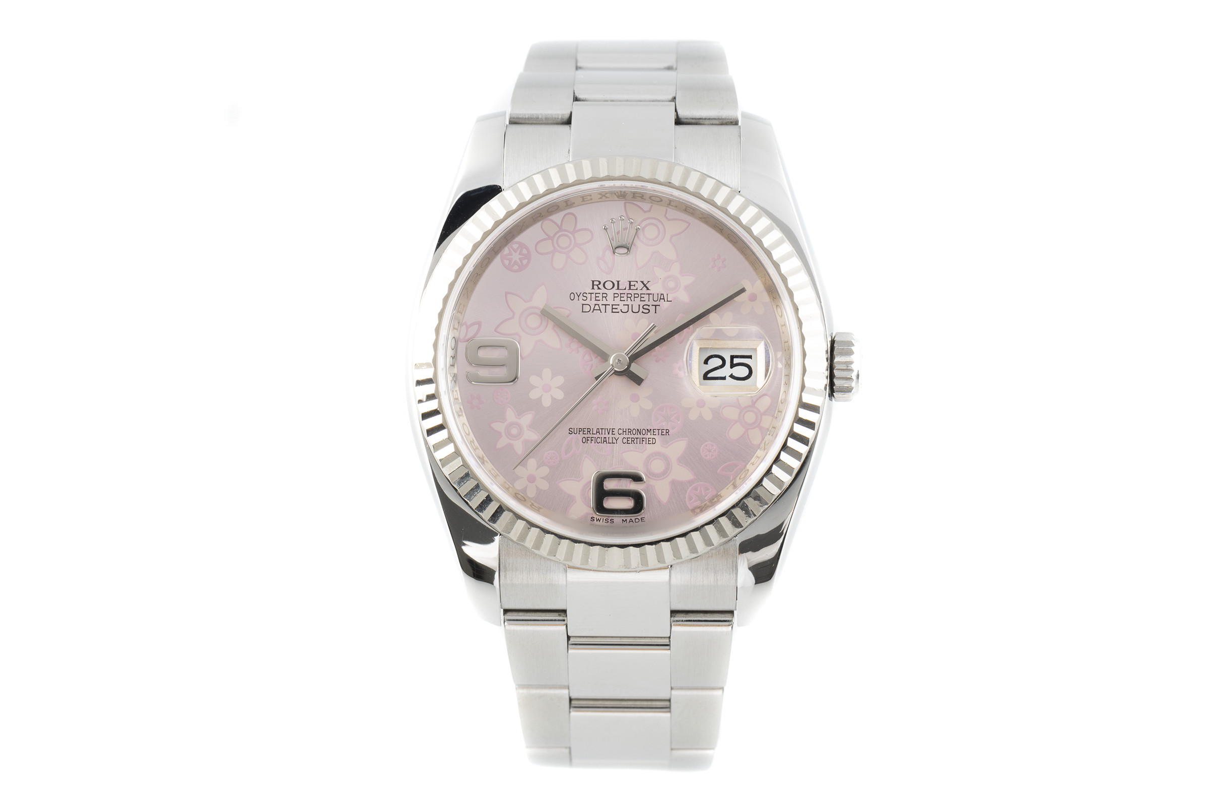 Rolex Datejust steel / white gold automatic Kal. 3135 Ref. 116234