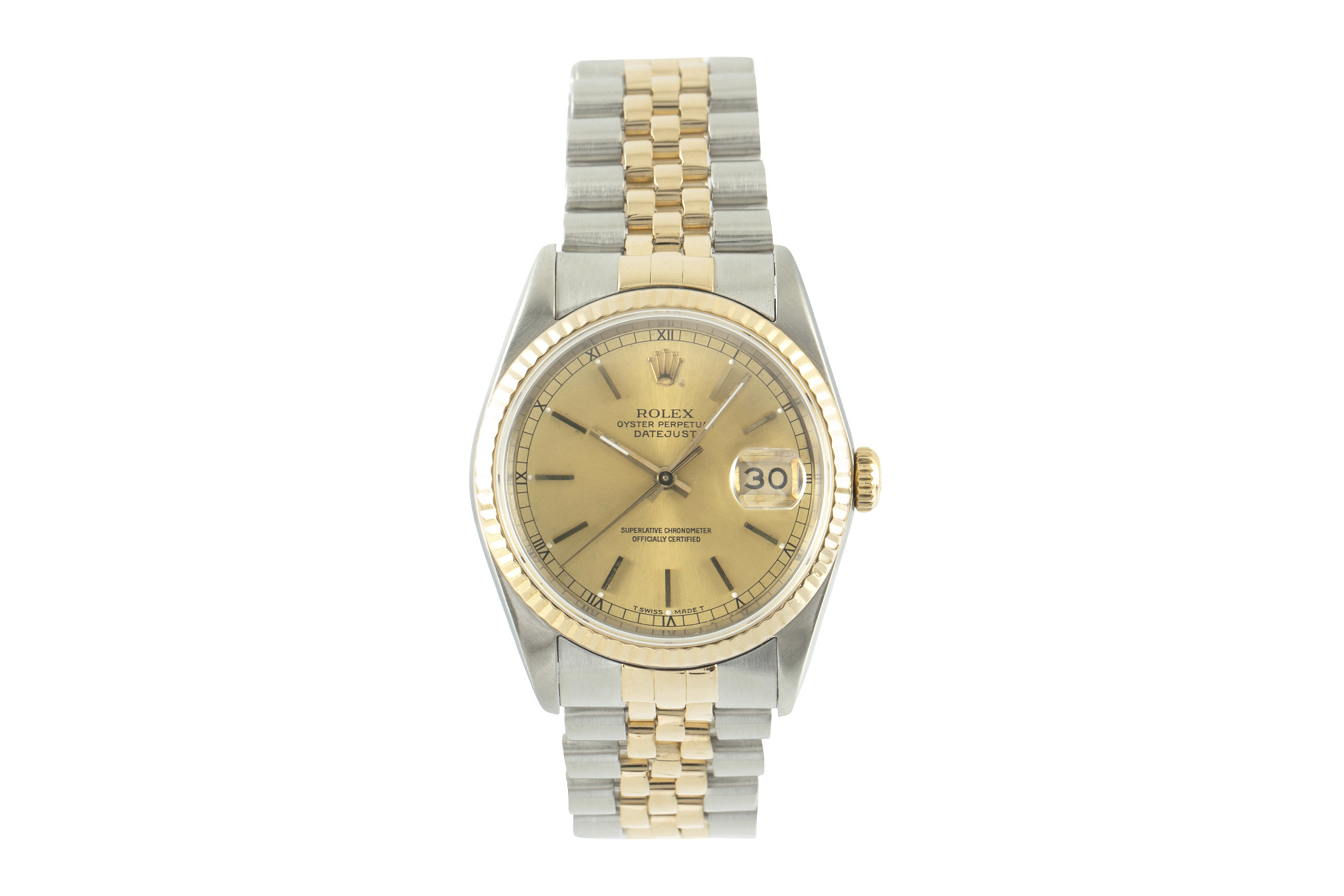 Rolex Datejust steel / gold automatic Kal. 3135 Ref. 16233