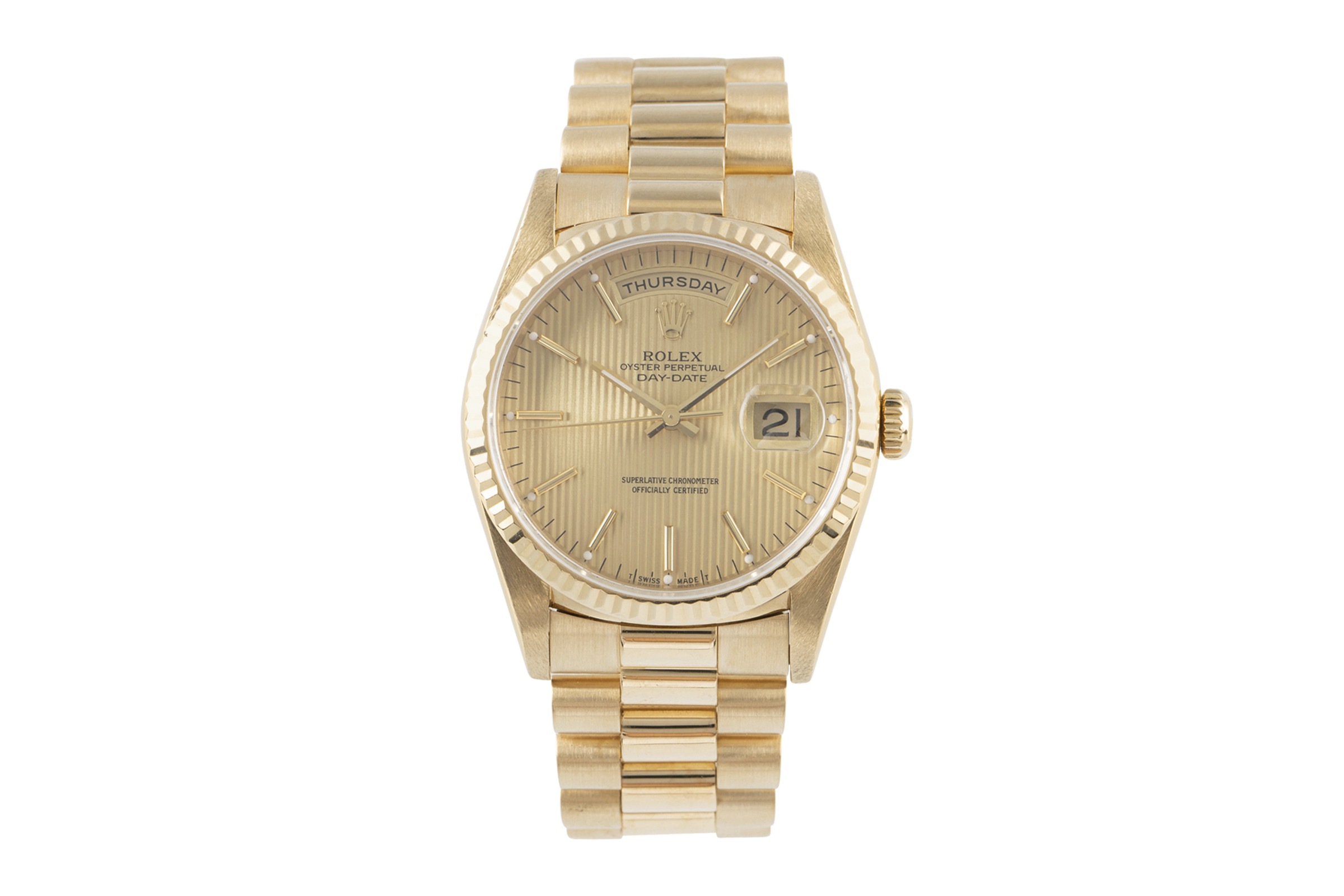 Rolex Day-Date 18 ct gold automatic Kal. 3155 Ref. 18238