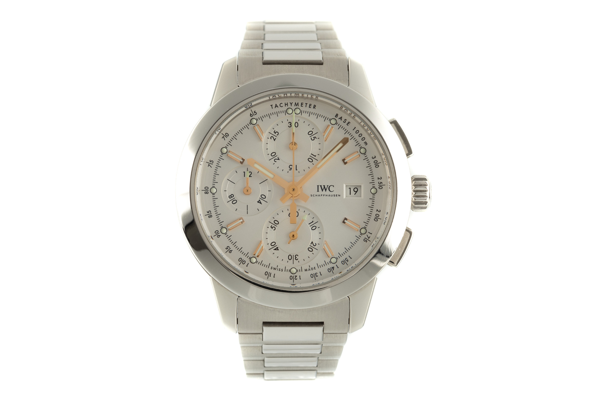 IWC Ingenieur chronograph steel automatic Kal. C.69375 Ref. IW380801