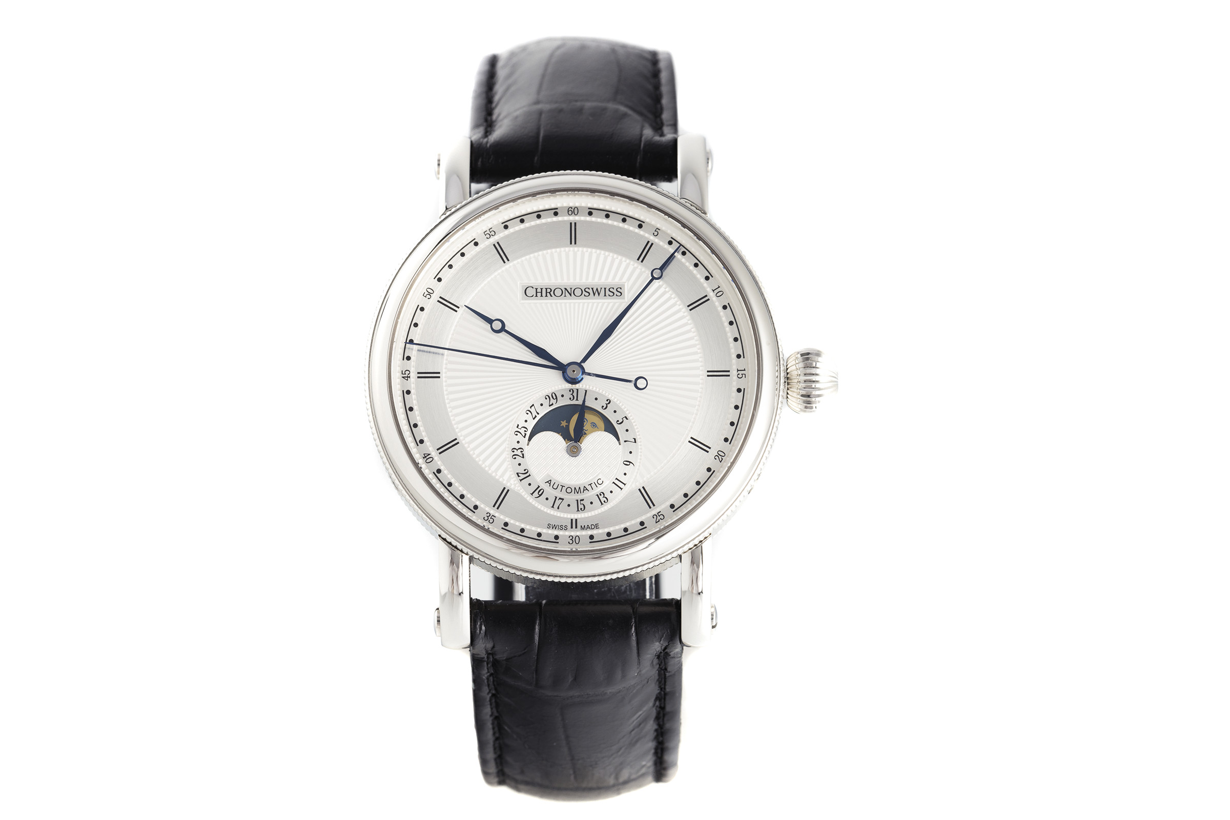 Chronoswiss Sirius steel automatic Kal. C.932 Ref. CH-8523