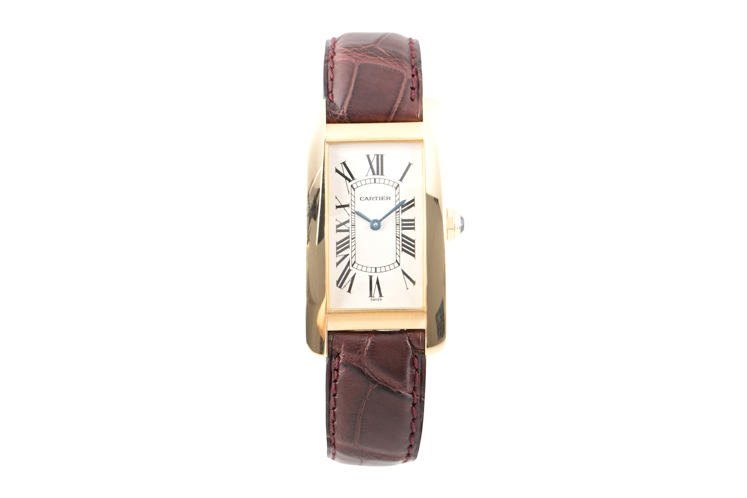 Cartier Tank Americaine 18 ct gold quartz Kal. 90.06 Ref. 1720-1