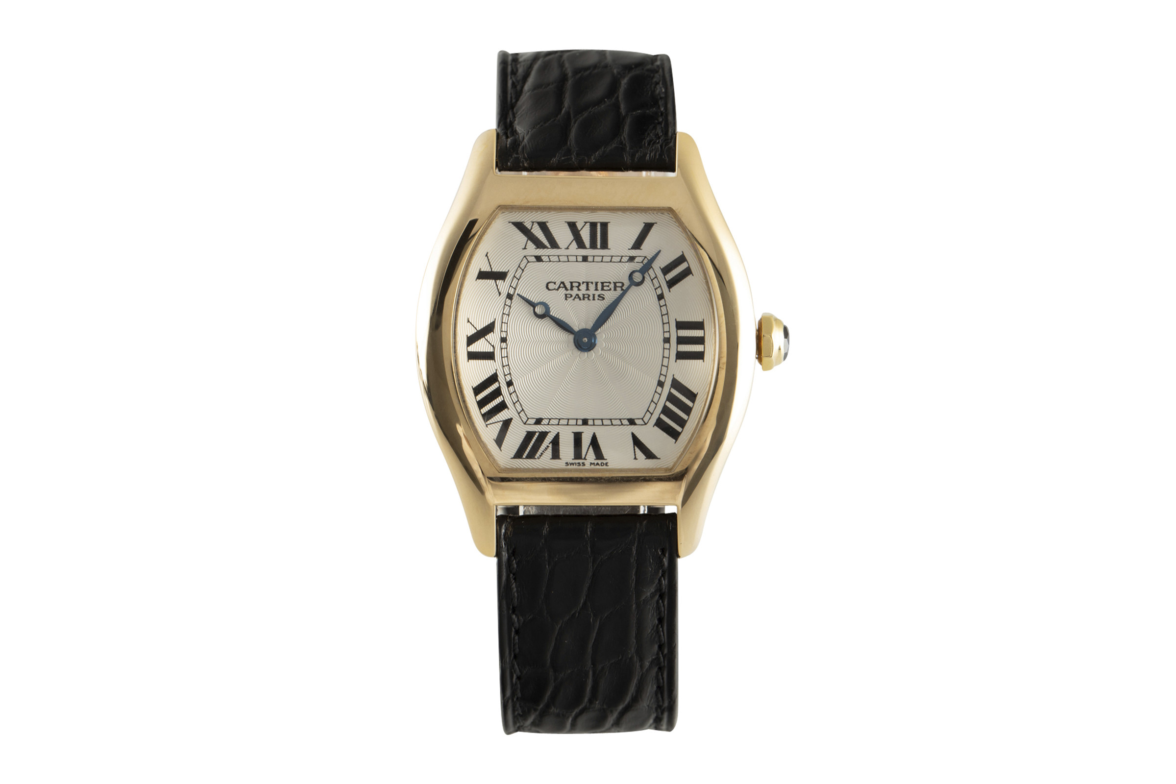 Cartier Tortue 18 ct gold manual winding Kal. 430MC Ref. 2496 C