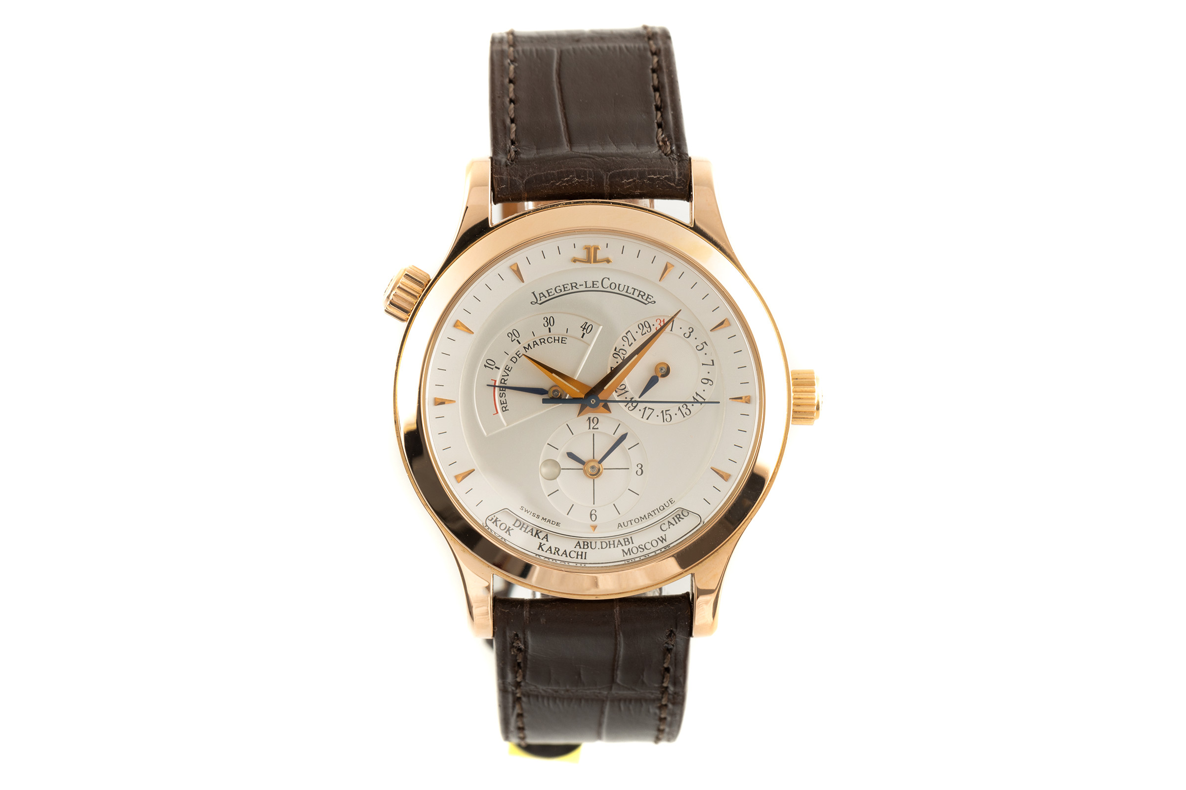 Jaeger-LeCoultre Master Control 18 ct red gold automatic Kal. 929/3 Ref. 142.2.92, 142.240.922/3
