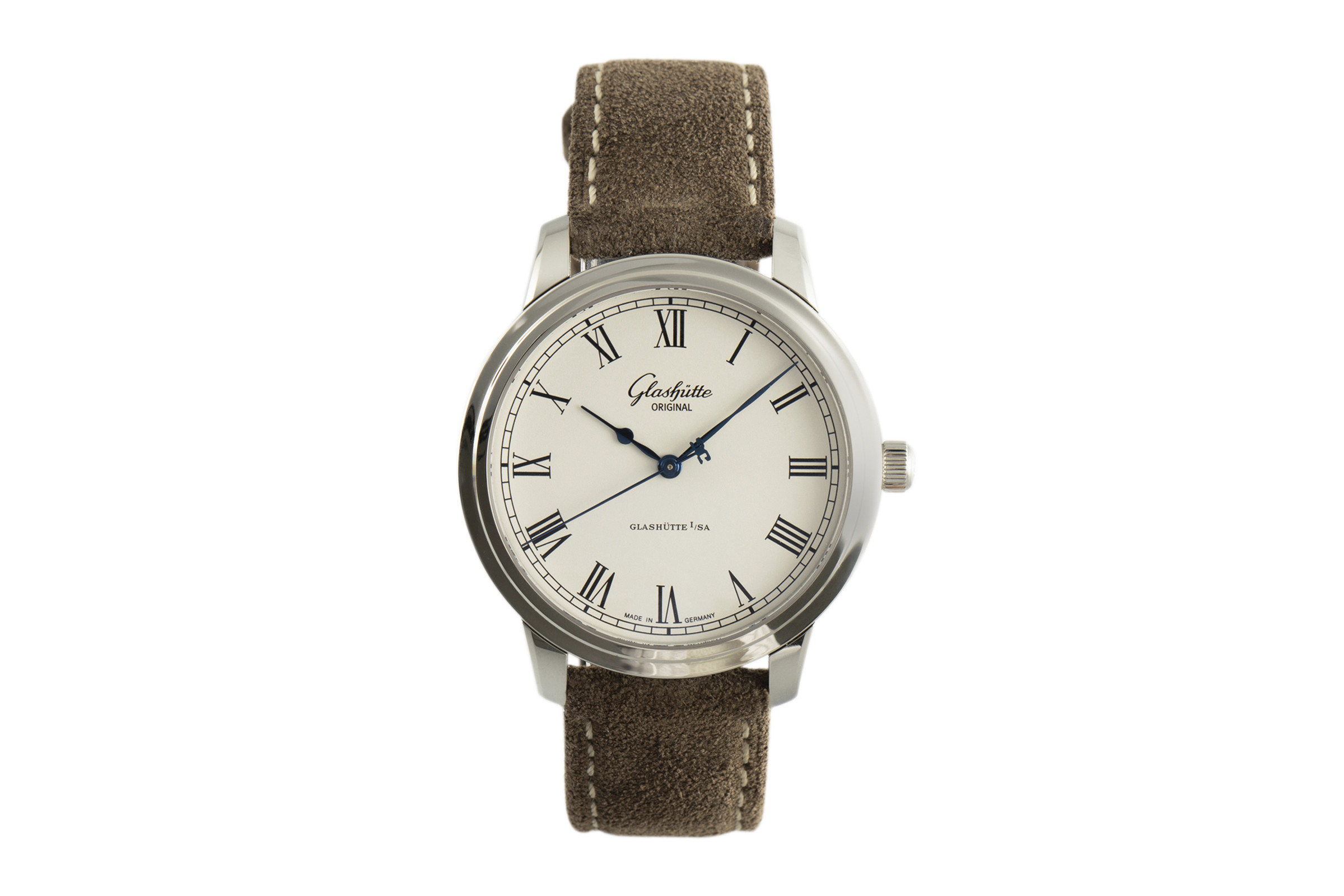 Glashutte Original Senator steel automatic Kal. GO 39 Ref. 1-39-59-01-02-04