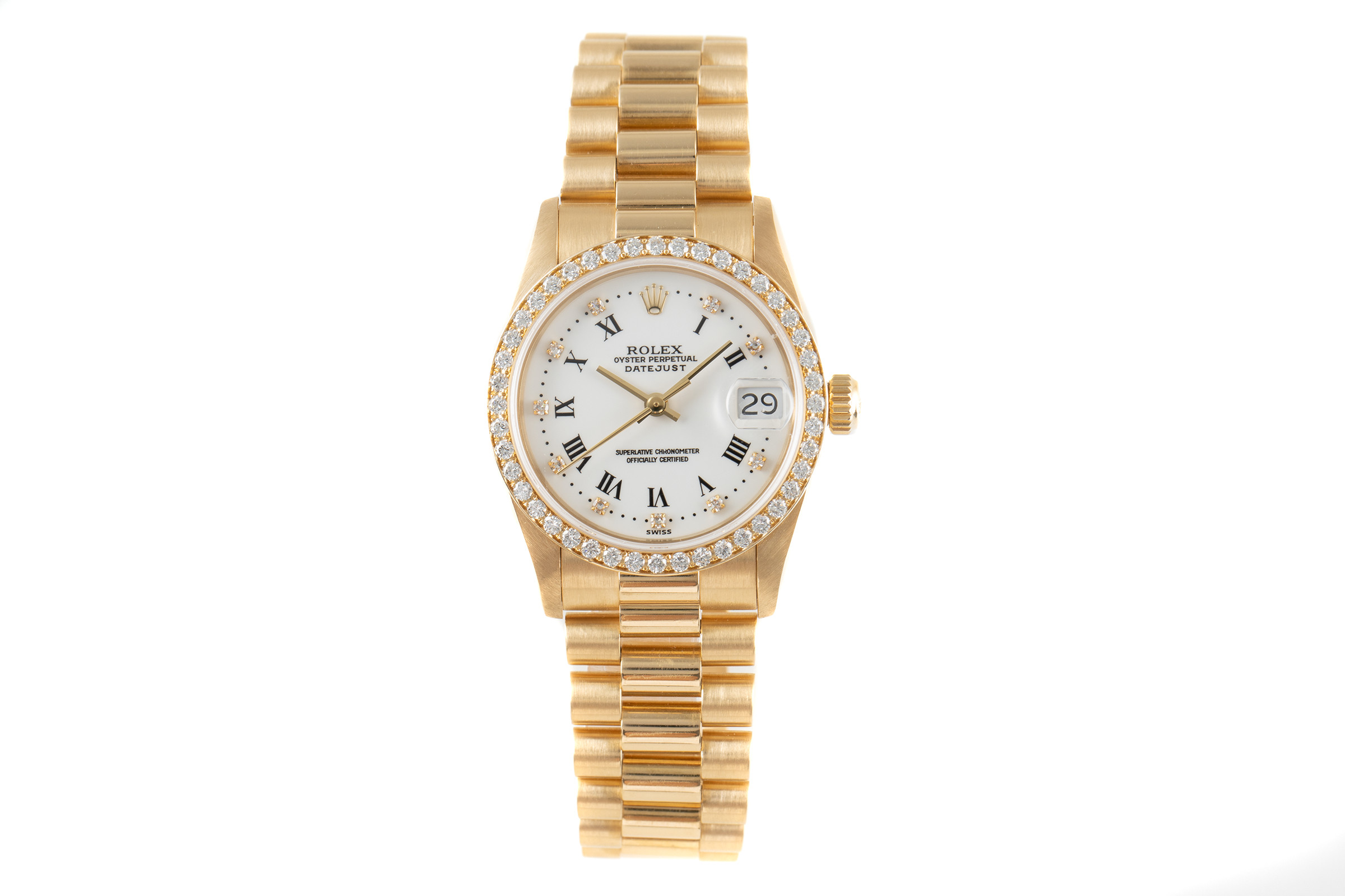 Rolex Lady Datejust 18 ct gold automatic Kal. 2135 Ref. 68288