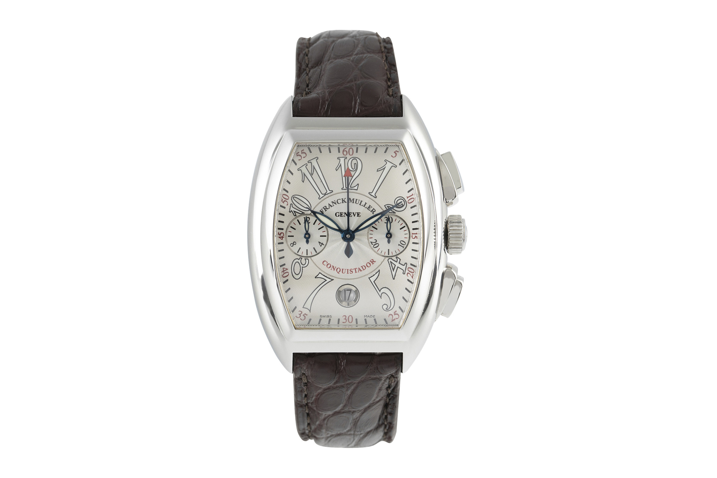Franck Muller Conquistador chronograph steel automatic Kal. 1185C02 Ref. 8005 CC