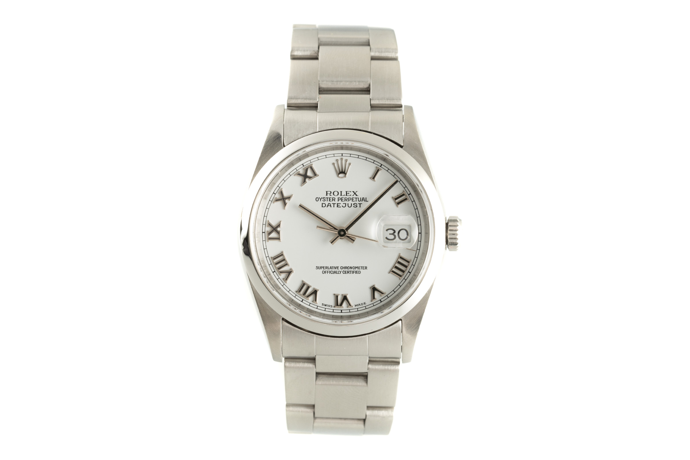 Rolex Datejust steel automatic Kal. 3135 Ref. 16200
