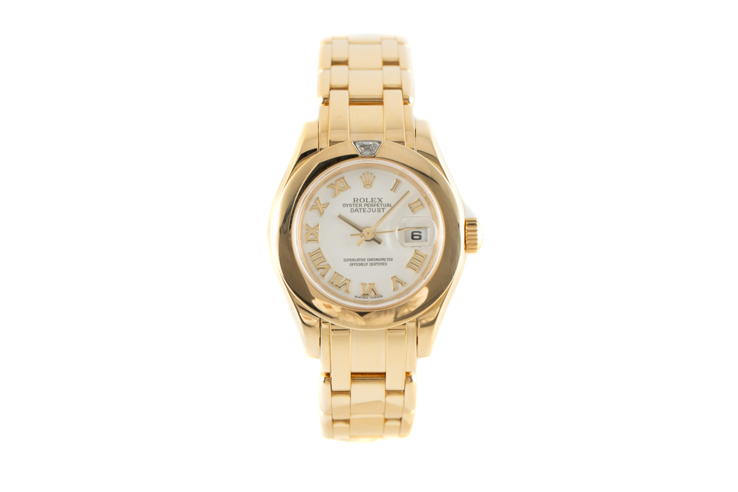 Rolex Lady Datejust 18 ct gold automatic Kal. 2235 Ref. 80328