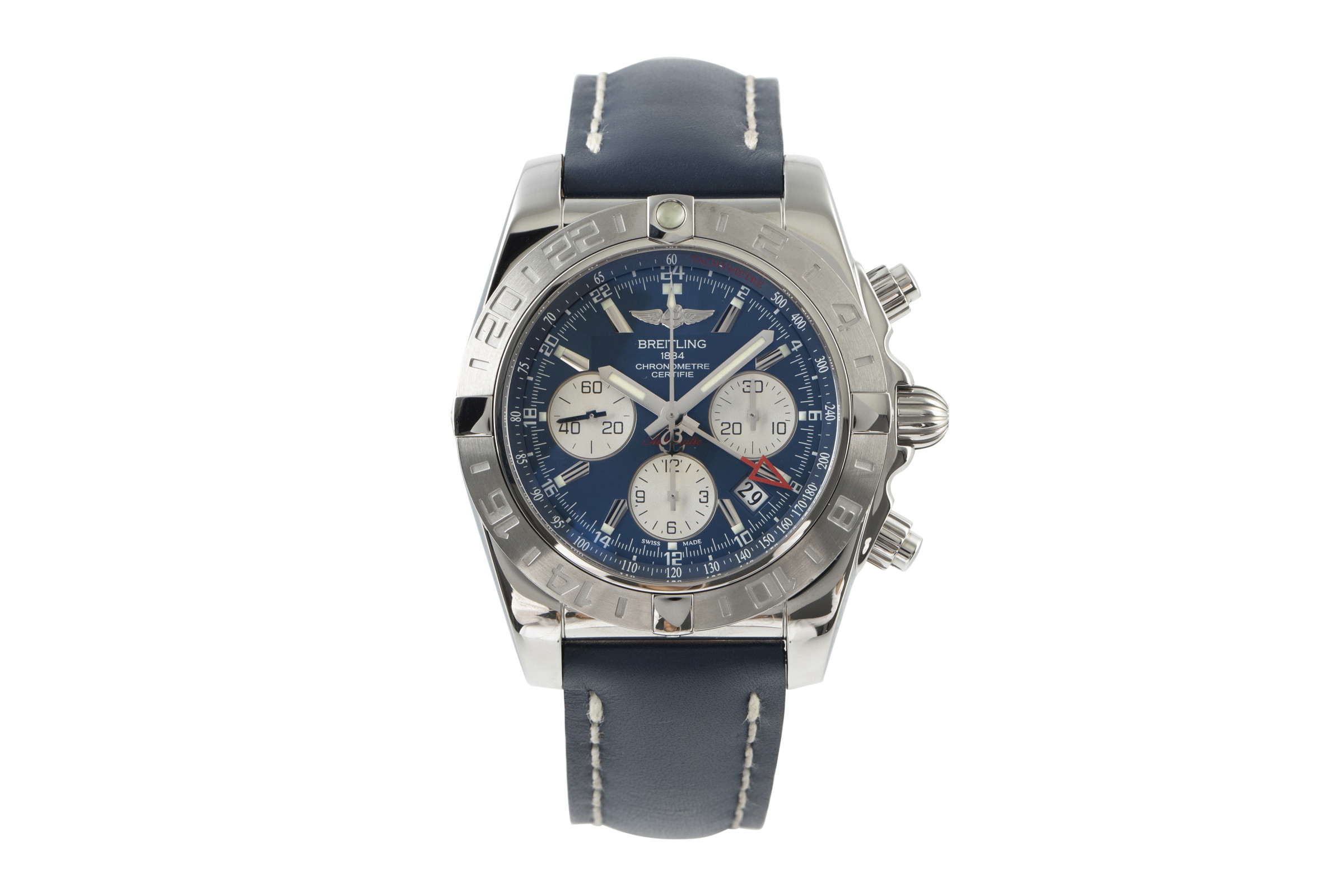 Breitling Chronomat 44 GMT chronograph steel automatic Kal. B04 Ref. AB0420