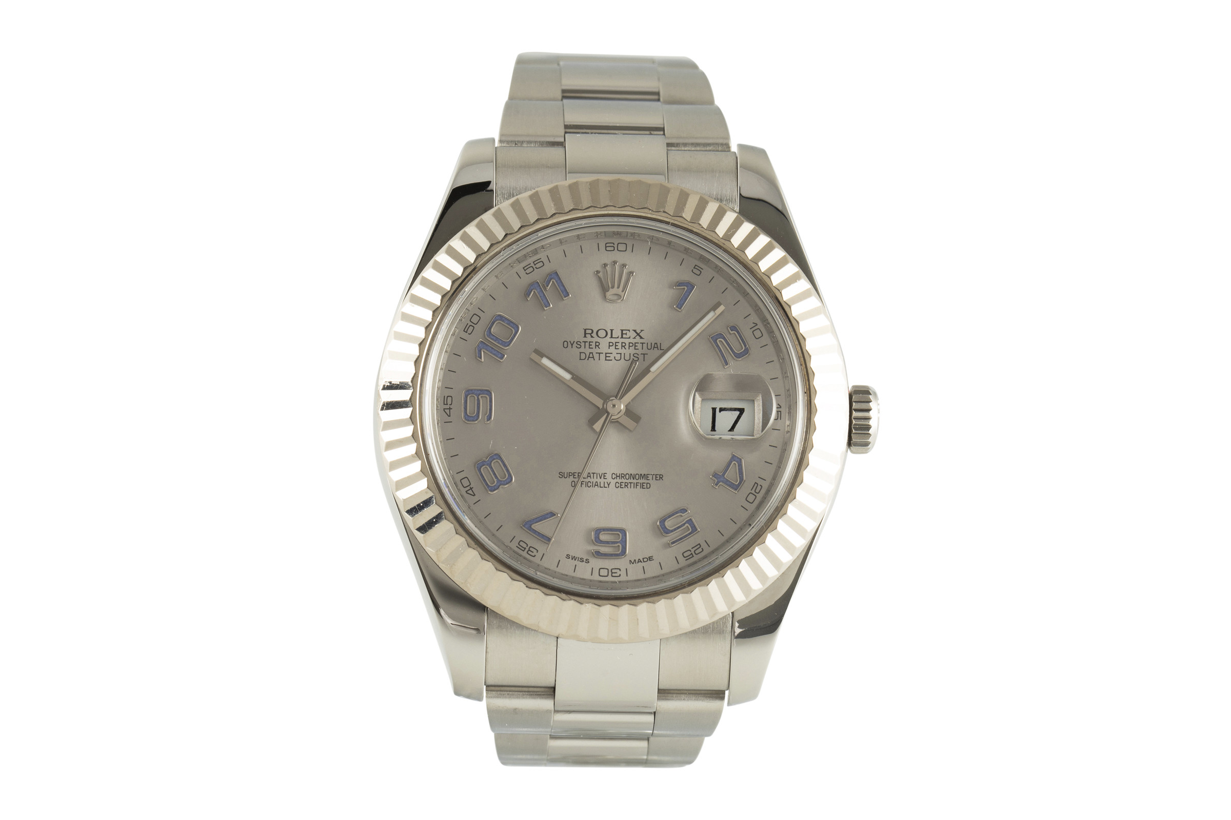 Rolex Datejust steel / white gold automatic Kal. 3136 Ref. 116334