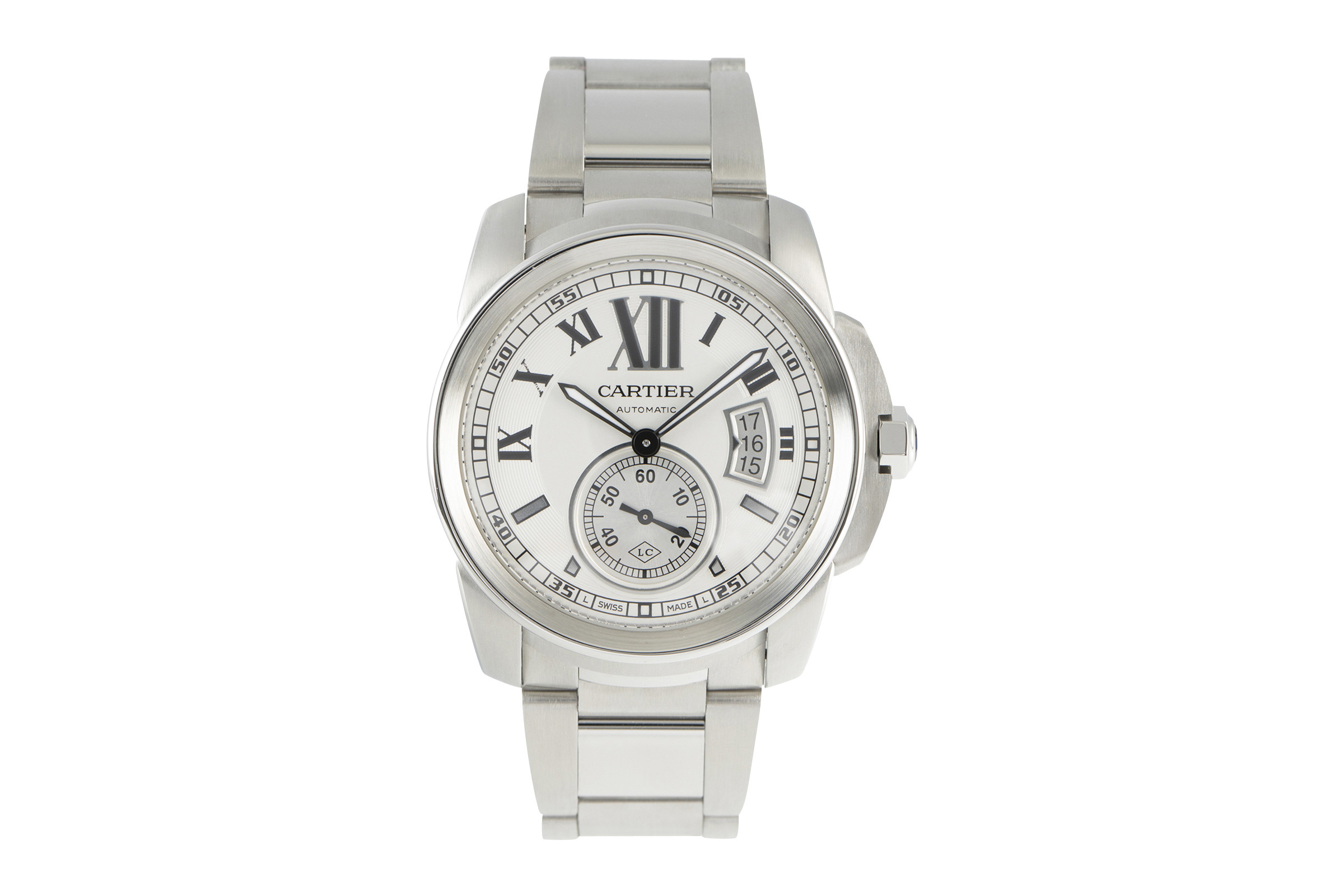 Cartier Calibre de Cartier steel automatic Kal. 1904PS Ref. 3389