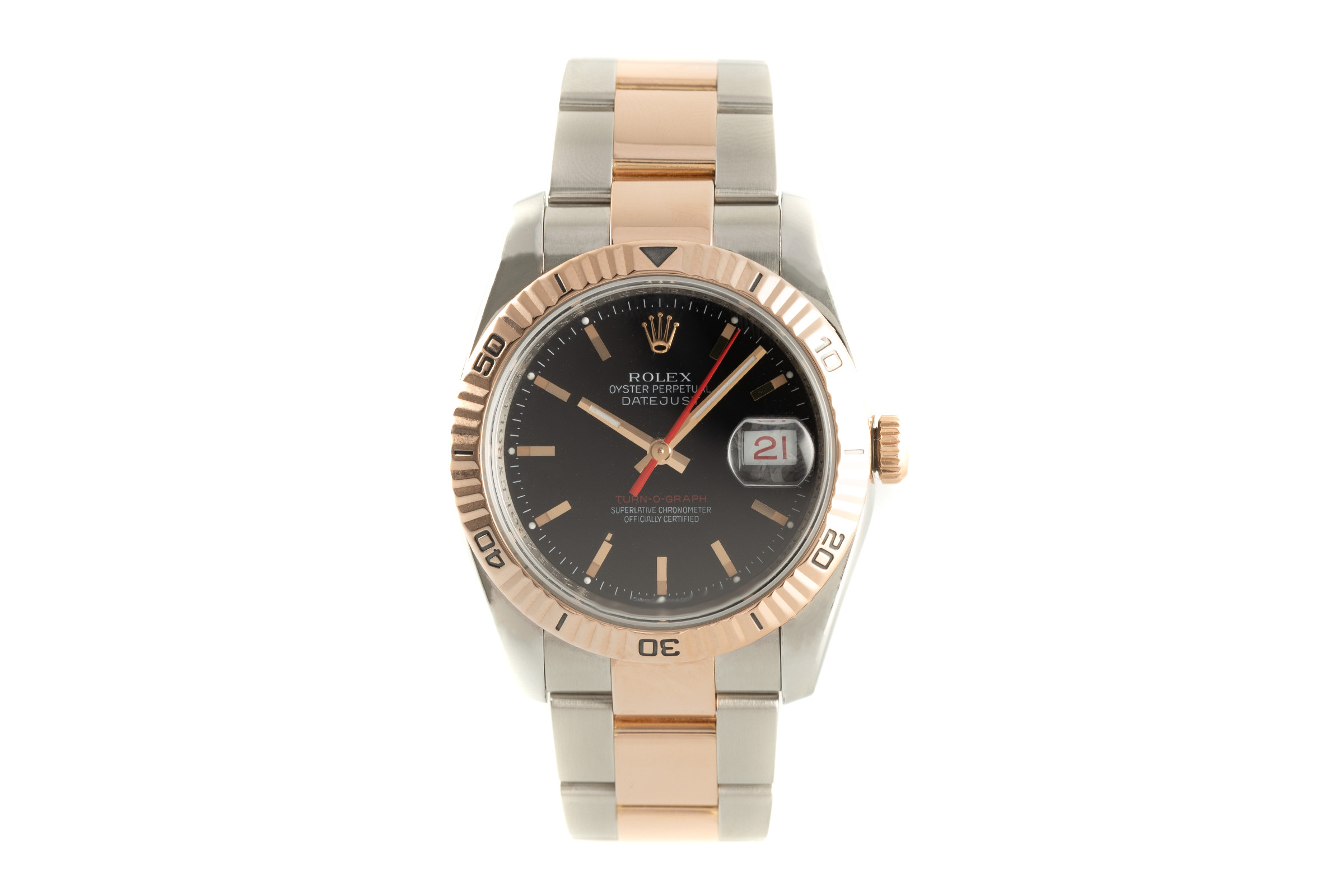 Rolex Datejust Turn-O-Graph steel / gold automatic Kal. 3135 Ref. 116261