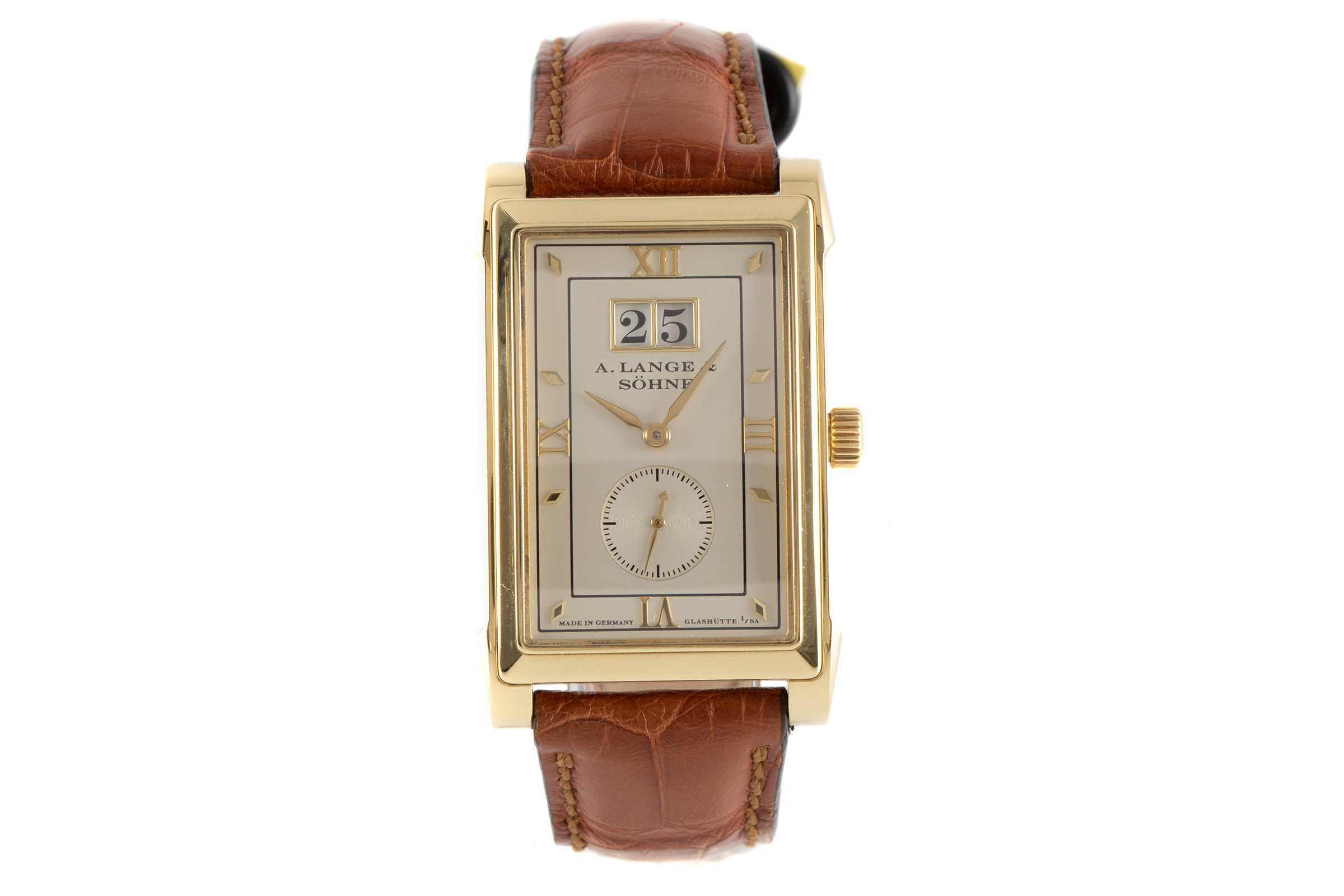 A. Lange & Sohne Cabaret 18 ct gold manual winding Kal. L931.3 Ref. 107.021
