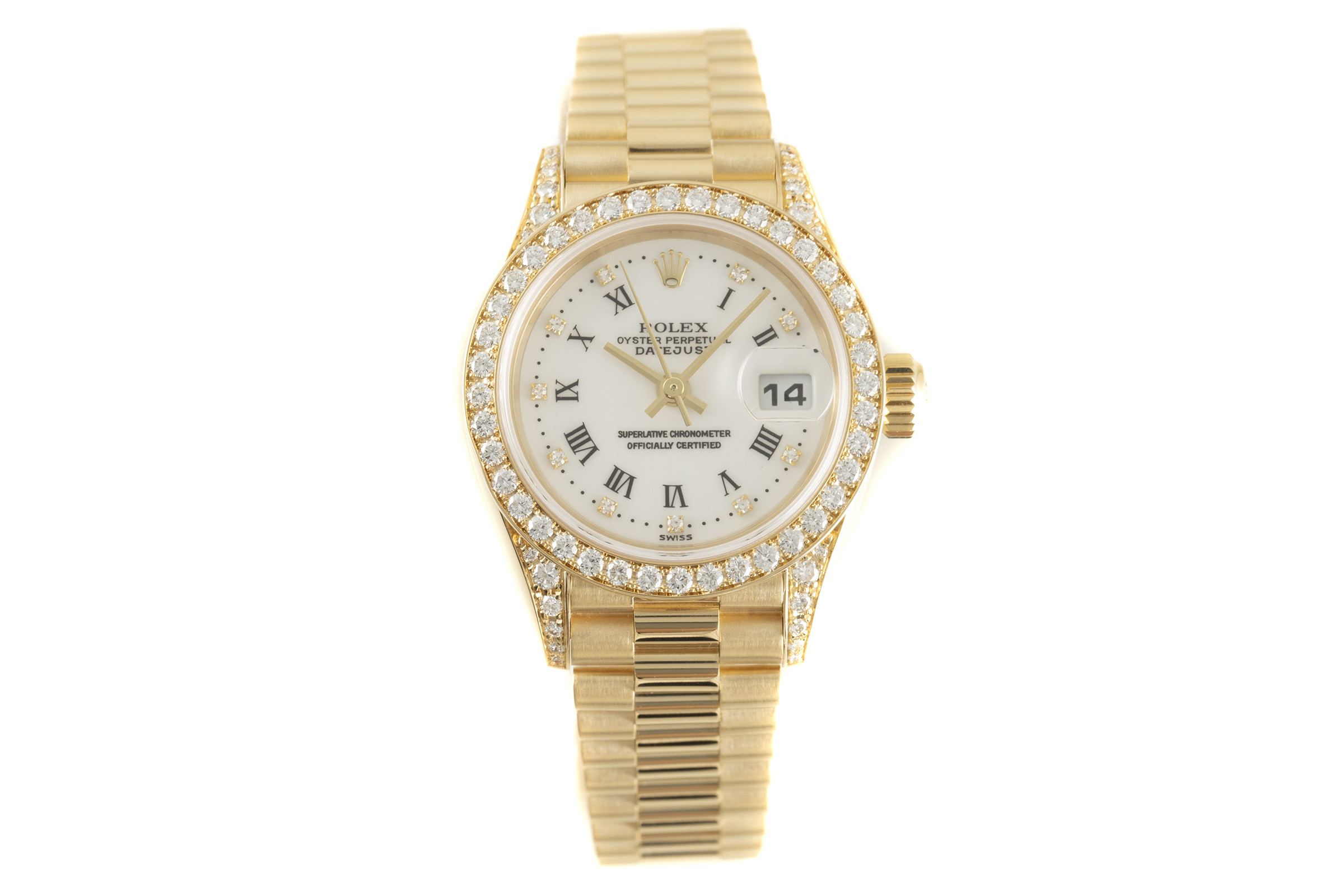 Rolex Lady Datejust 18 ct gold automatic Kal. 2235 Ref. 79158