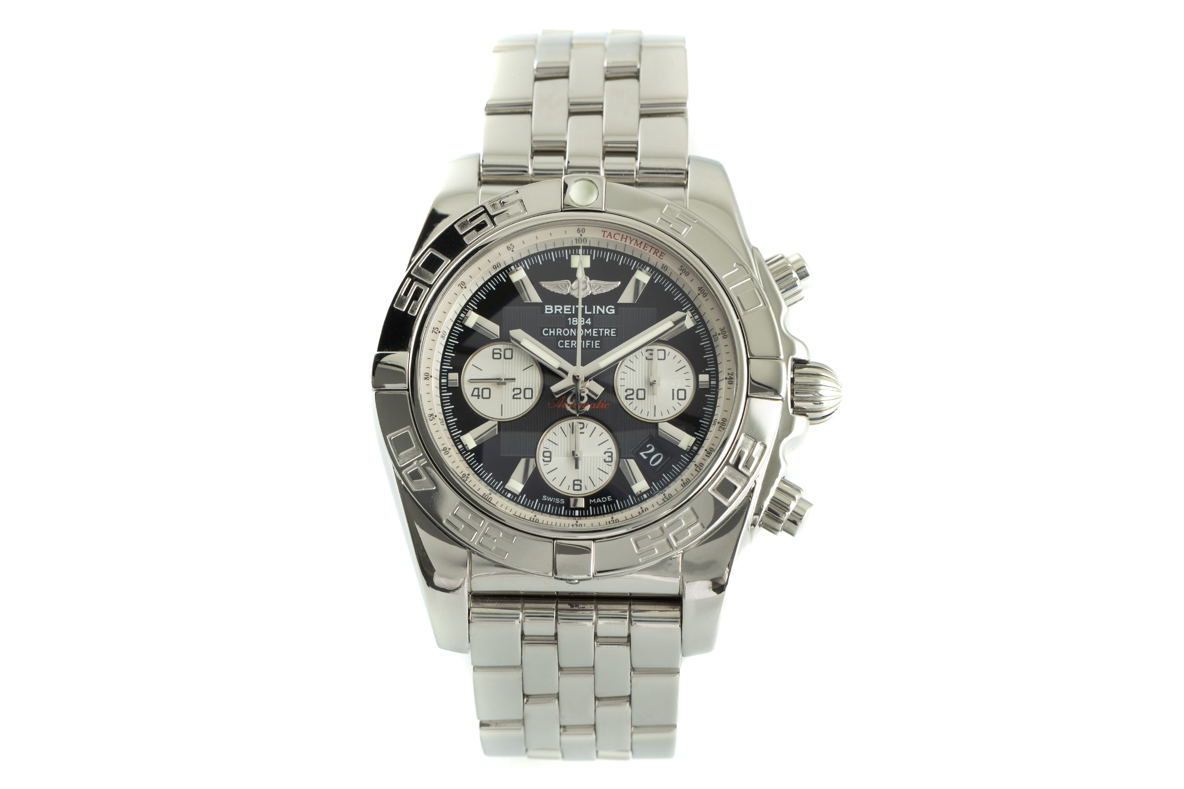 Breitling Chronomat 44 chronograph steel automatic Kal. B01 Ref. AB0110