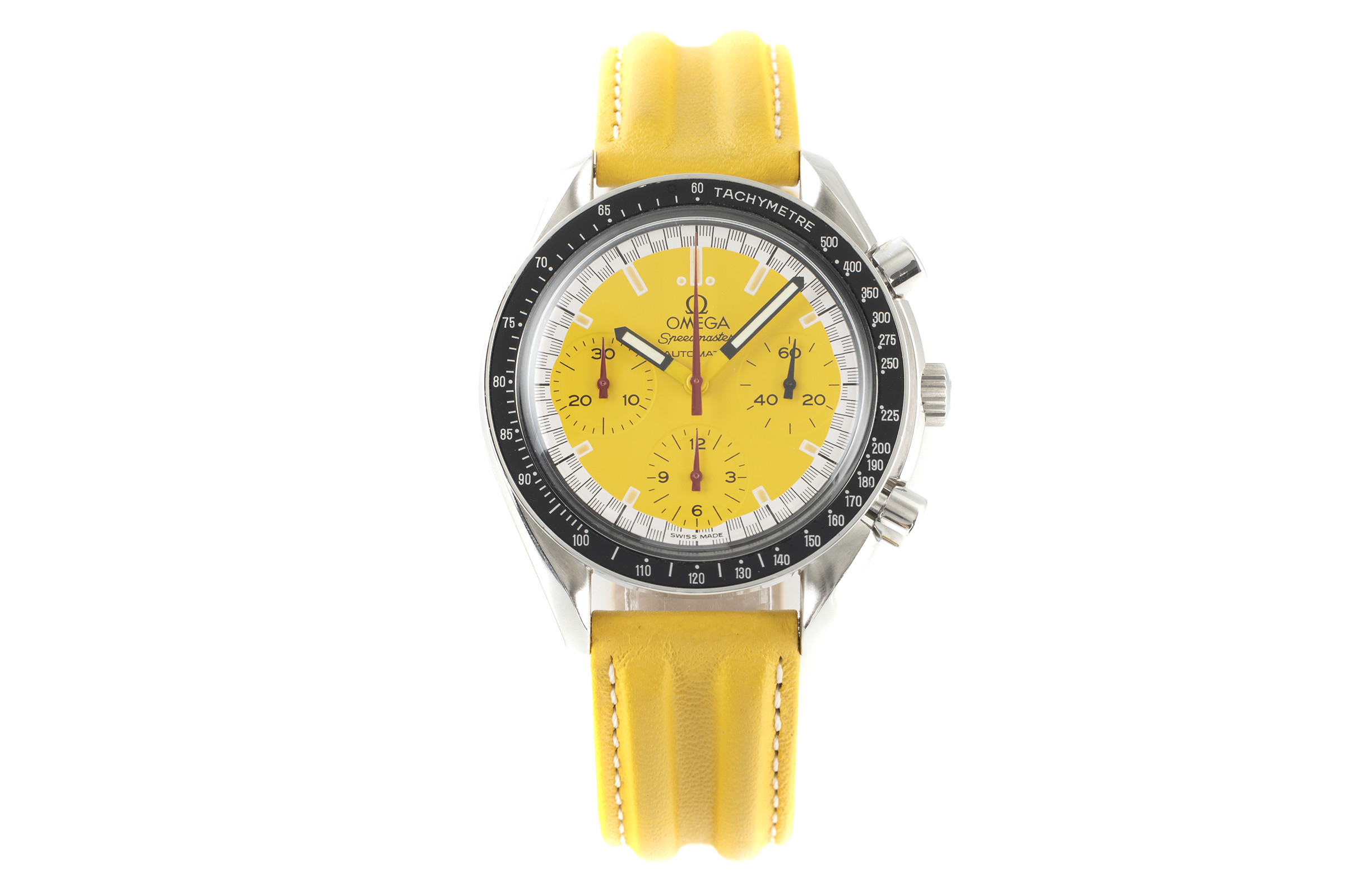 Omega Speedmaster chronograph steel automatic Kal. 1141 Ref. 3510.12, 175.0032.1, 175.0033.1