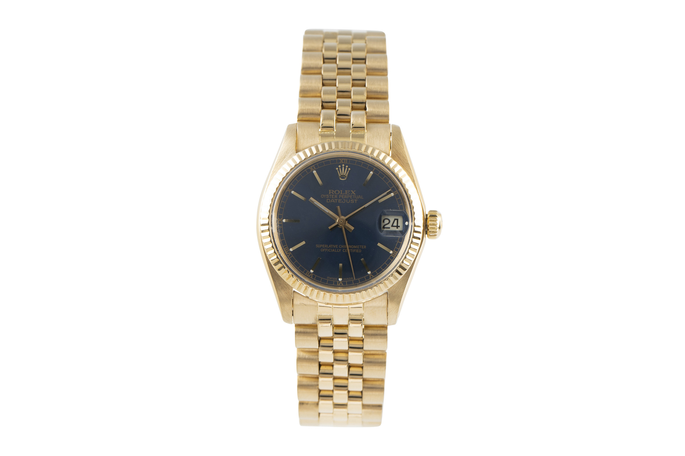 Rolex Datejust 18 ct gold automatic Kal. 2030 Ref. 6824