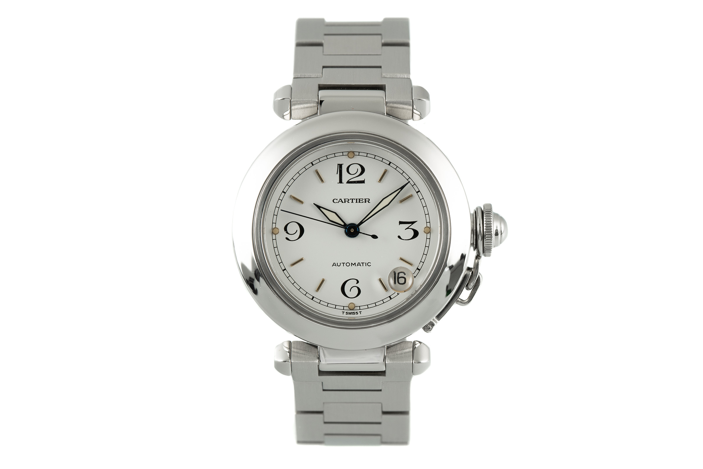 Cartier Pasha steel automatic Kal. 049 Ref. 2324