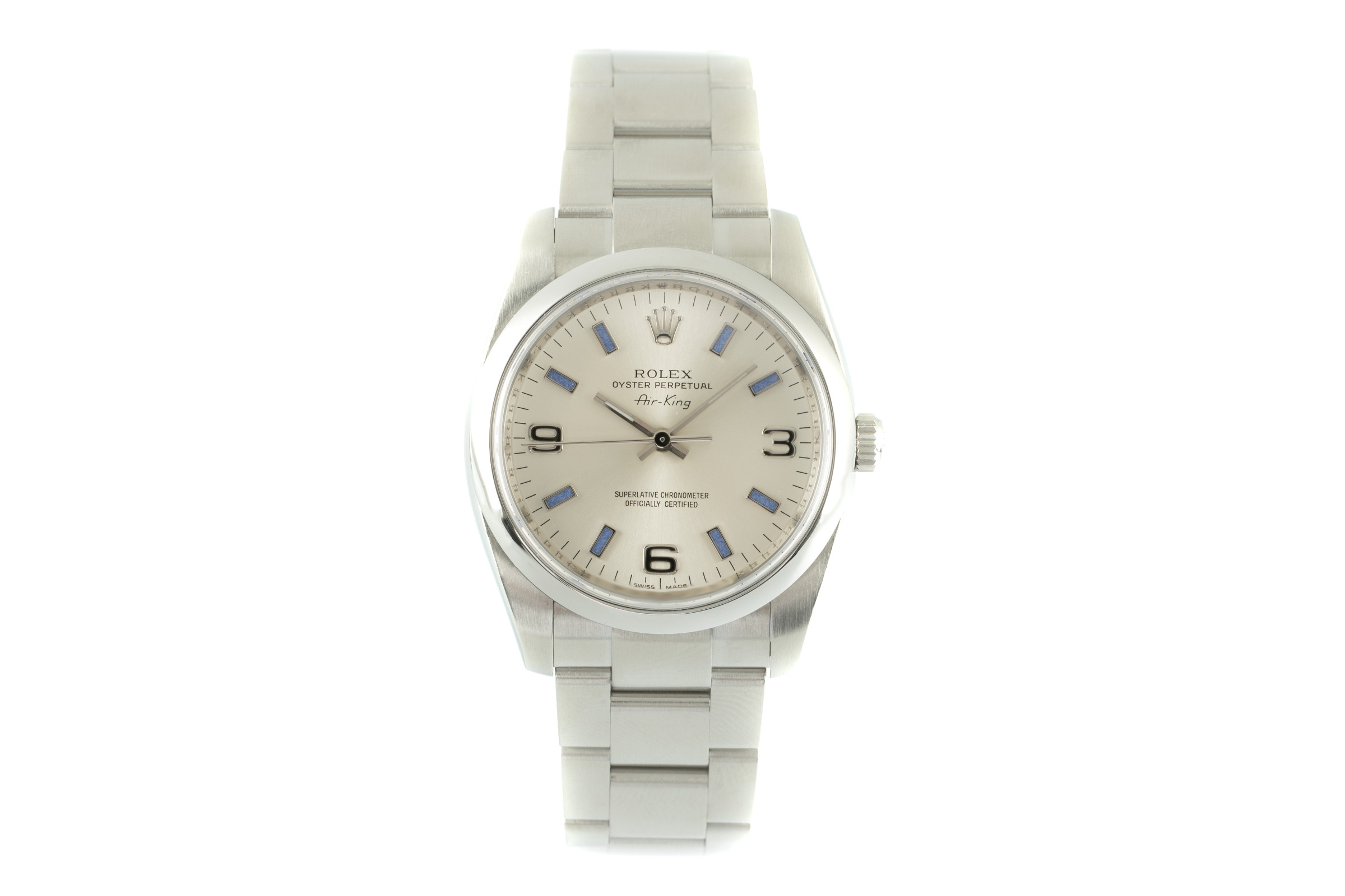 Rolex Air King steel automatic Kal. 3130 Ref. 114200