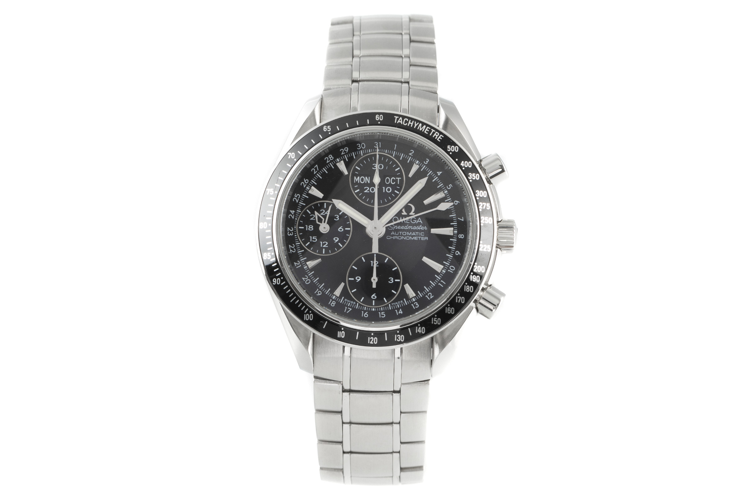 Omega Speedmaster chronograph steel automatic Kal. 3606 Ref. 3220.50.00