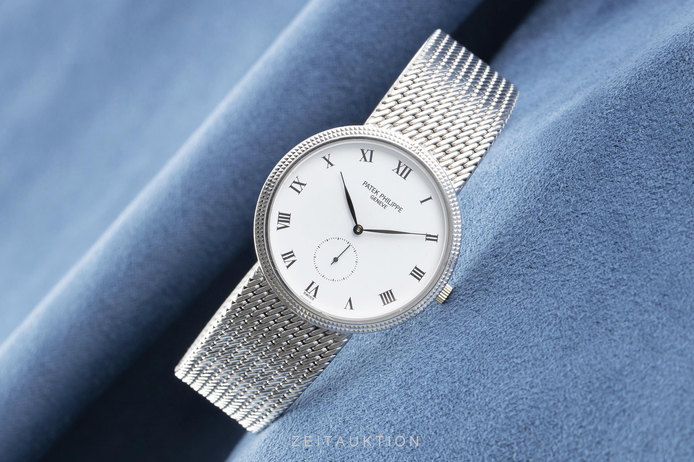 Patek Philippe Calatrava 18 ct white gold manual winding Kal. 215 Ref. 3919/5