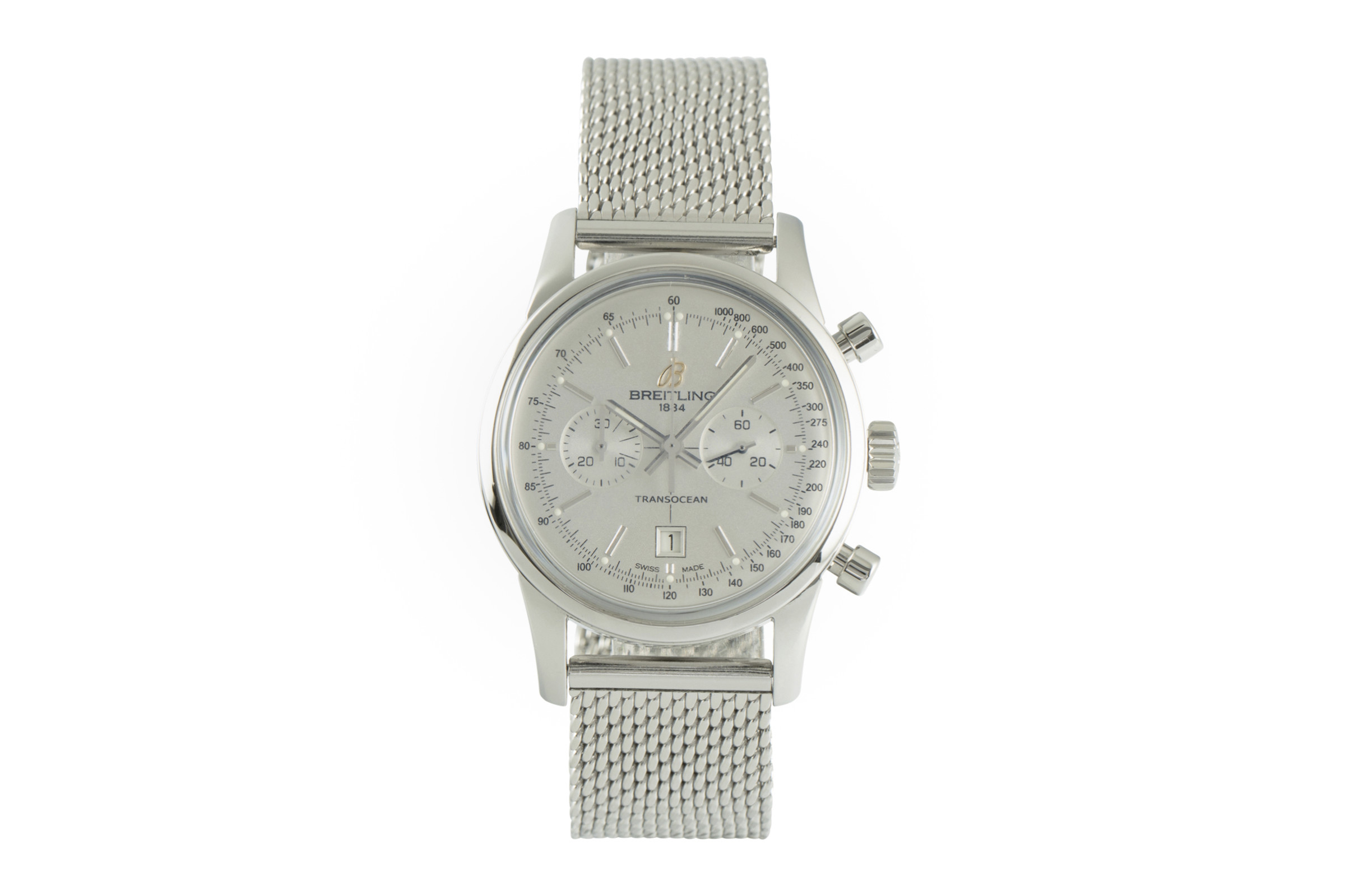 Breitling Transocean chronograph steel automatic Ref. A41310