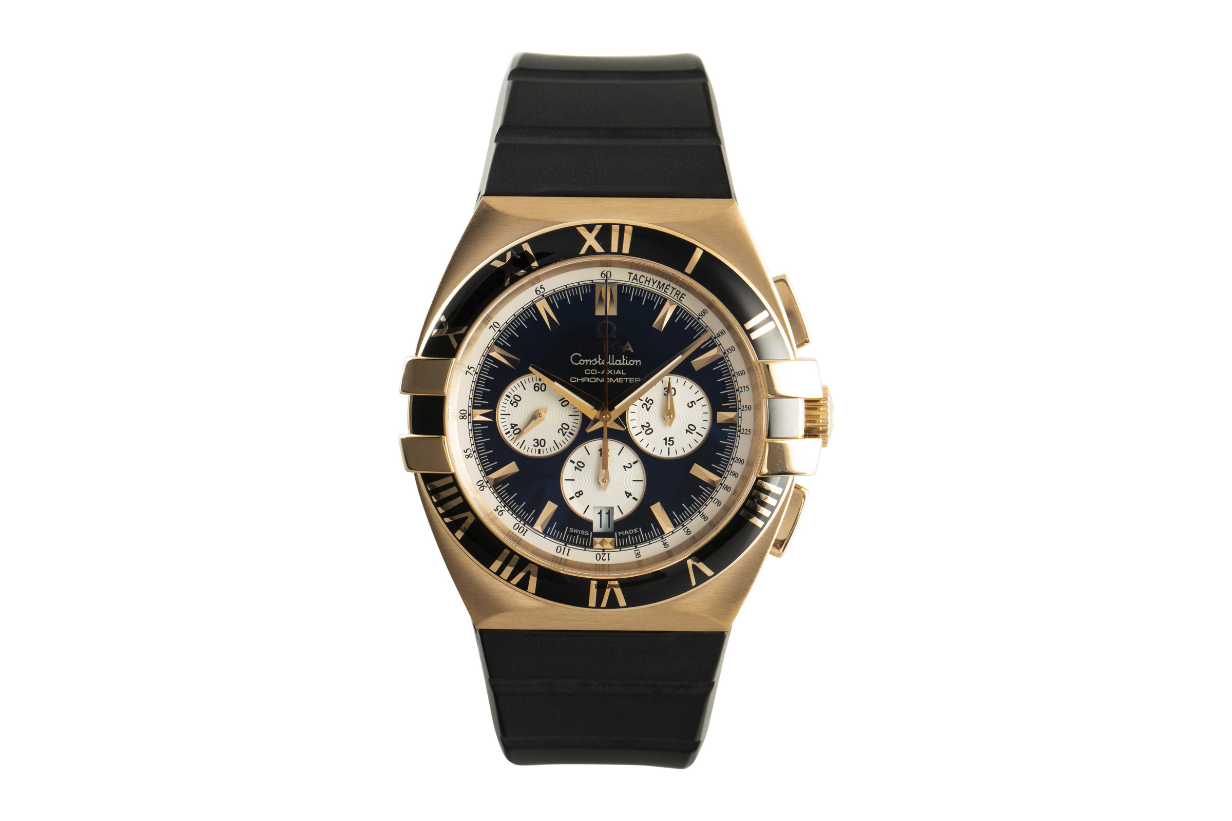 Omega Constellation chronograph 18 ct red gold automatic Kal. 3313 Ref. 1619.51.91