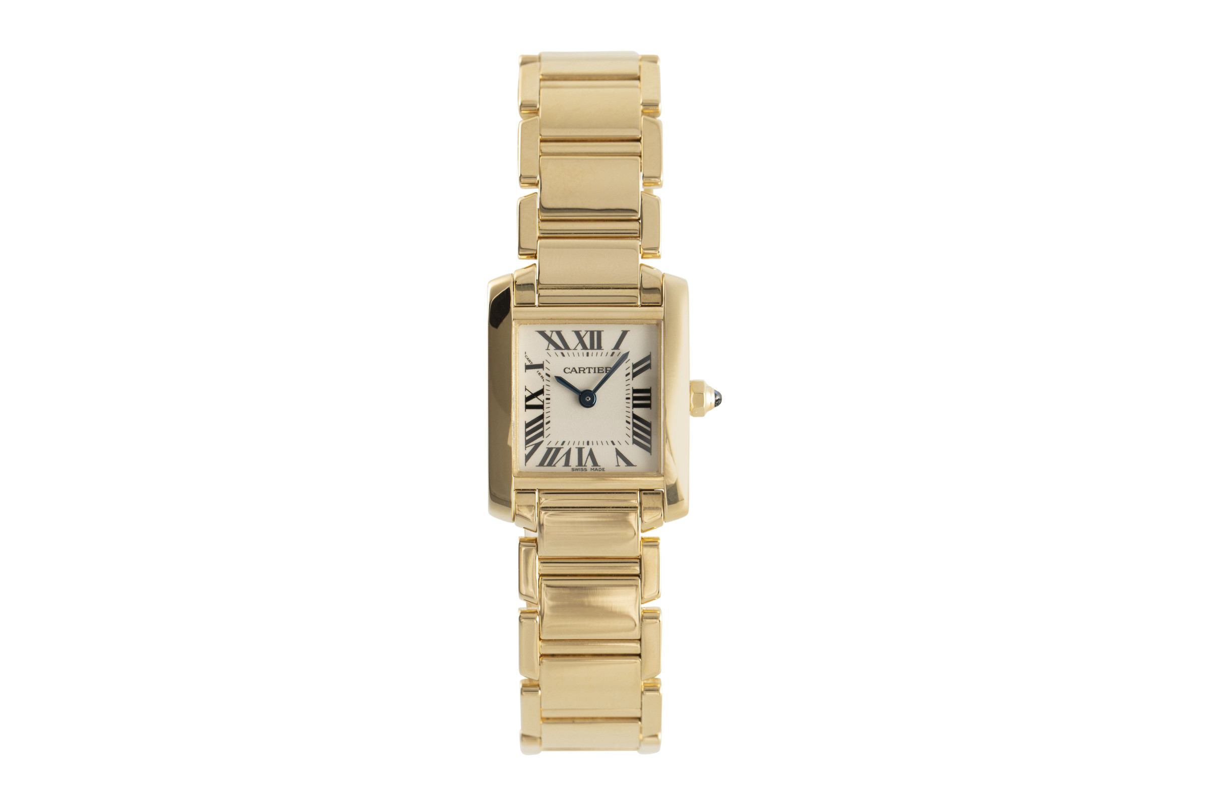 Cartier Tank Francaise 18 ct gold quartz Kal. 057 Ref. 2385