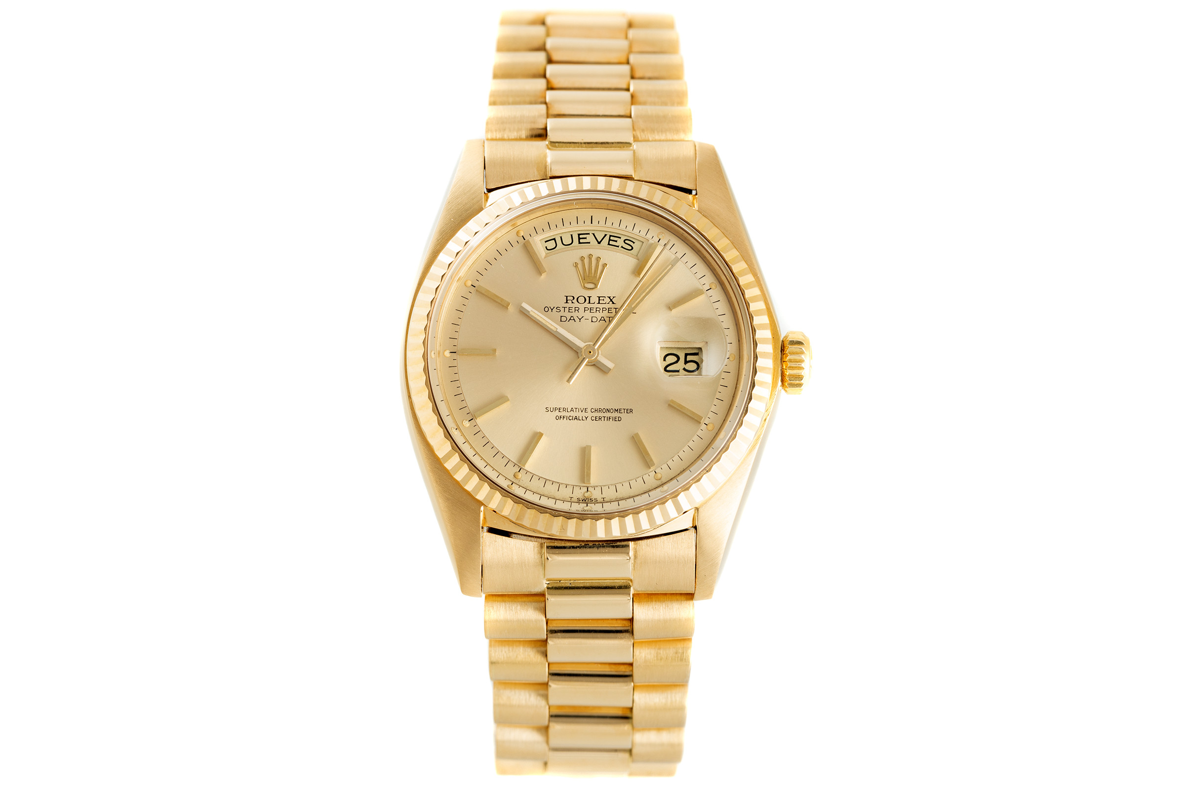 Rolex Day-Date 18 ct gold automatic Kal. 1556 Ref. 1803