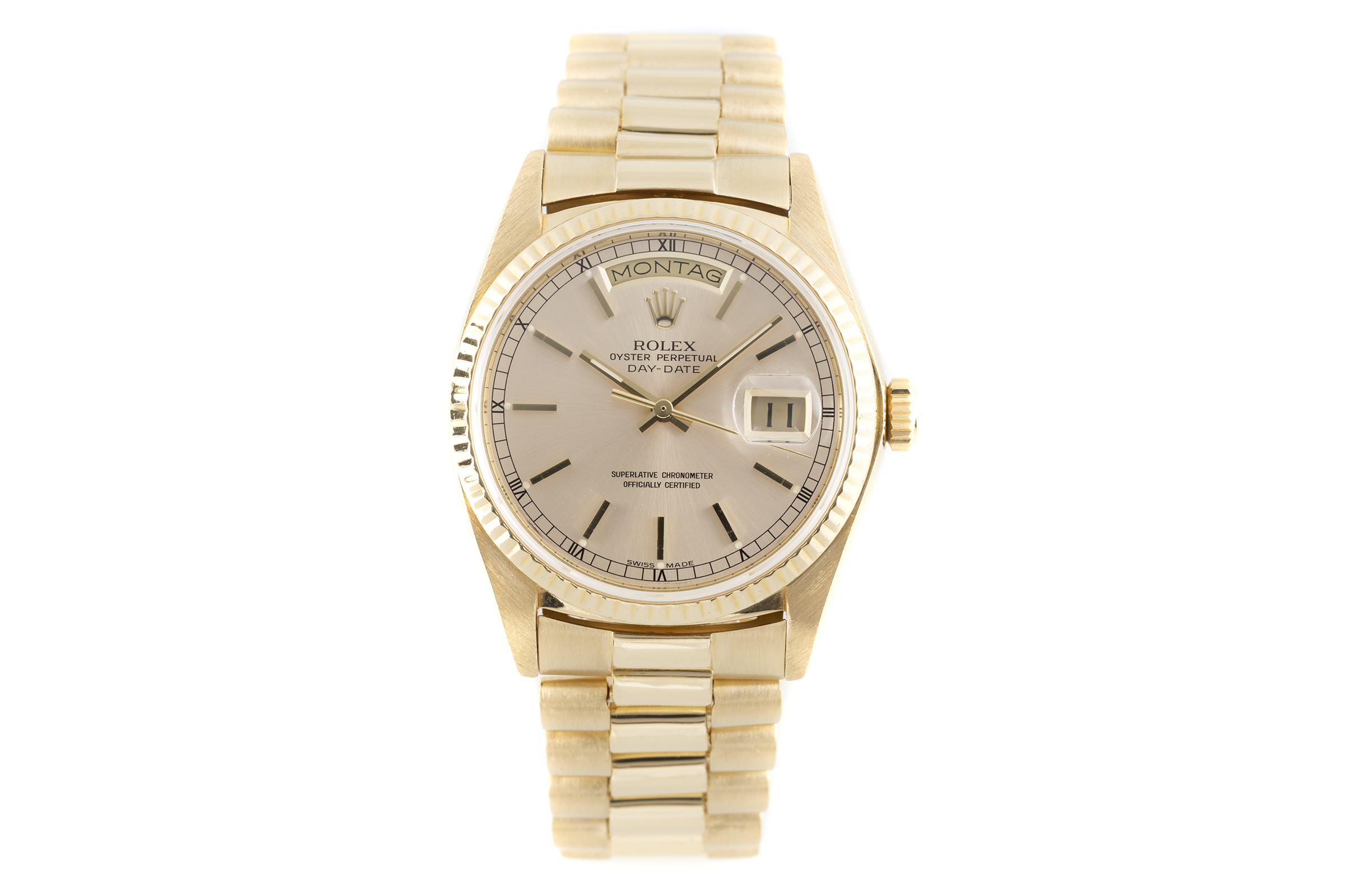 Rolex Day-Date 18 ct gold automatic Kal. 3055 Ref. 18038