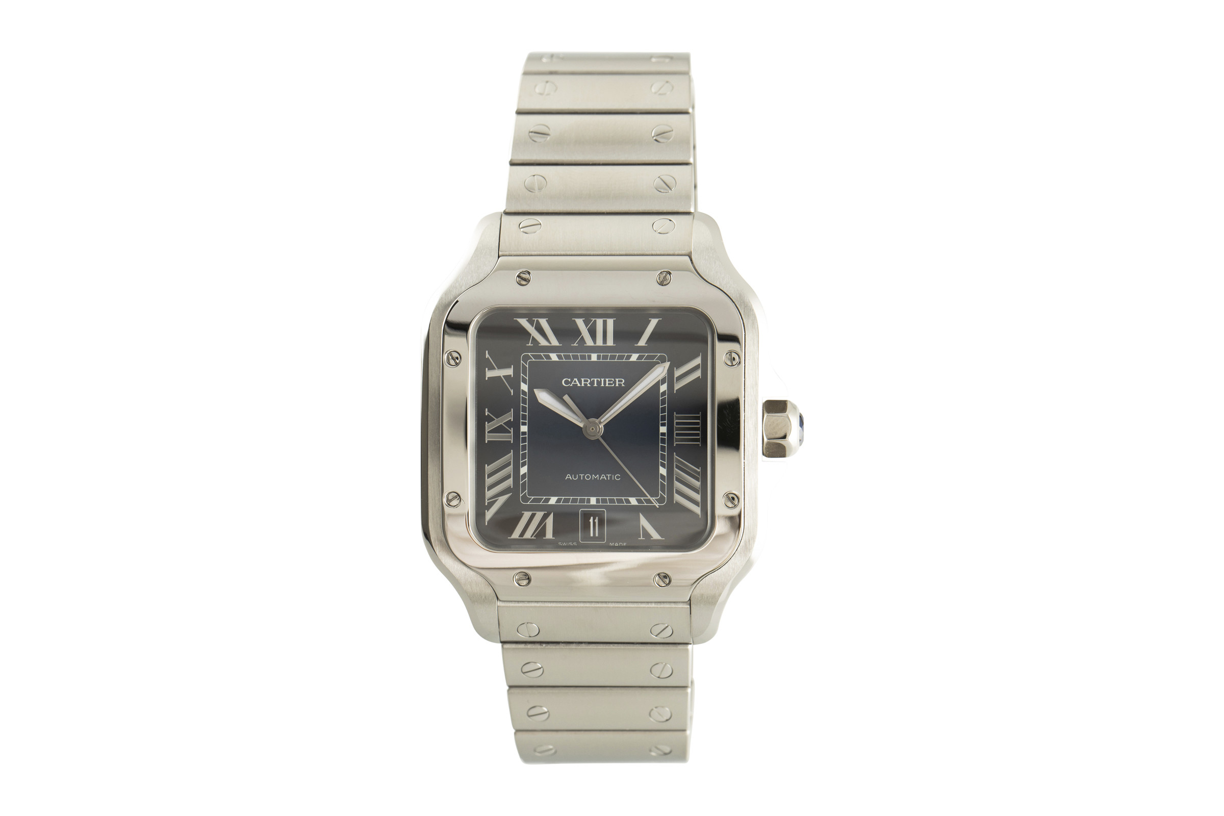 Cartier Santos steel automatic Kal. 1847MC Ref. WSSA0030, 4072