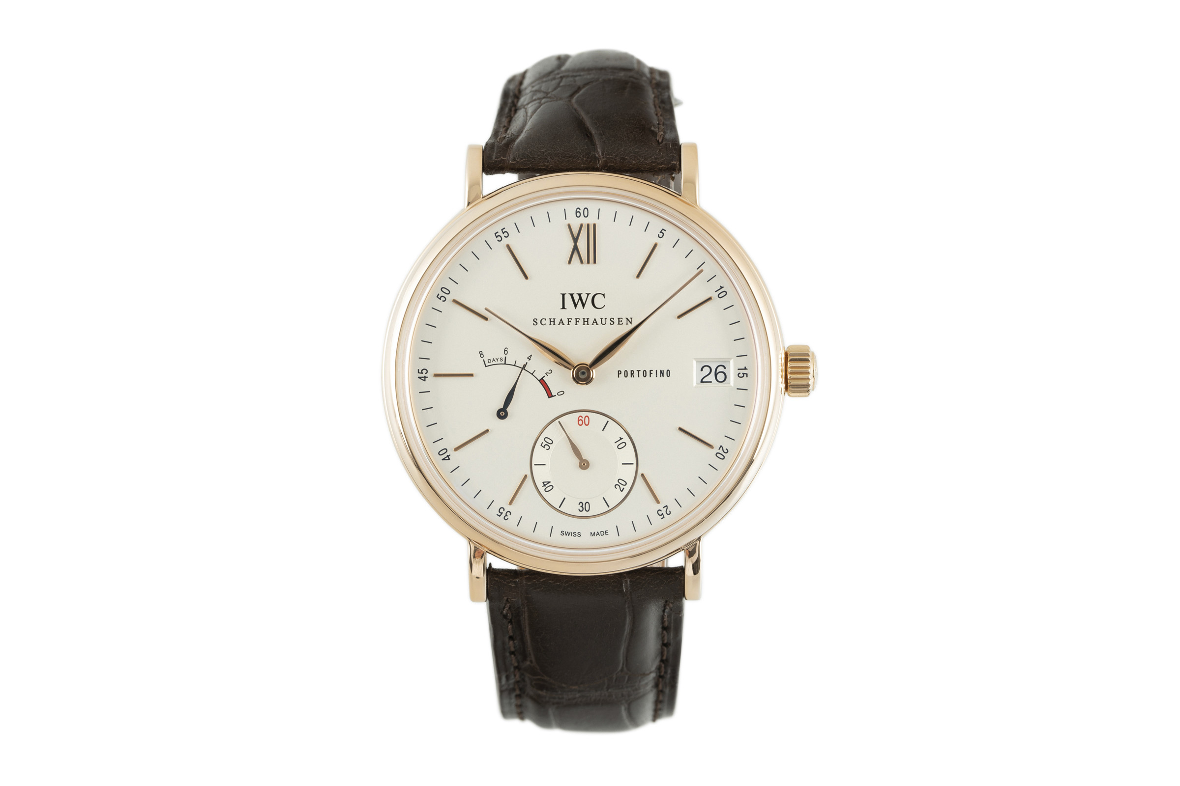 IWC Portofino 18 ct red gold manual winding Kal. C.59210 Ref. IW510107